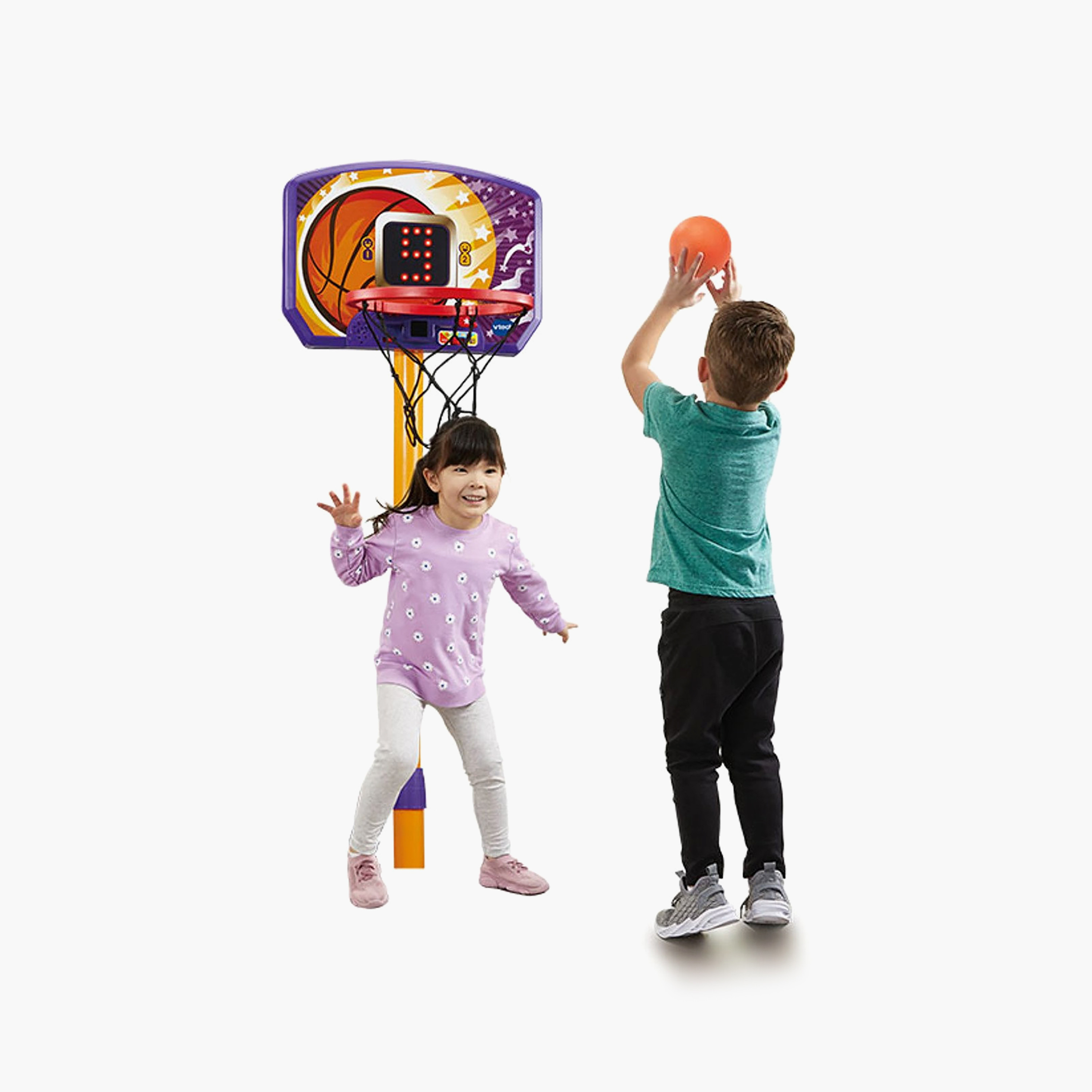 لعبة كرة السلة "هوب مادنس" مع لوحة تسجيل إلكترونية من في تك-toys-outdoor-activity-image-5