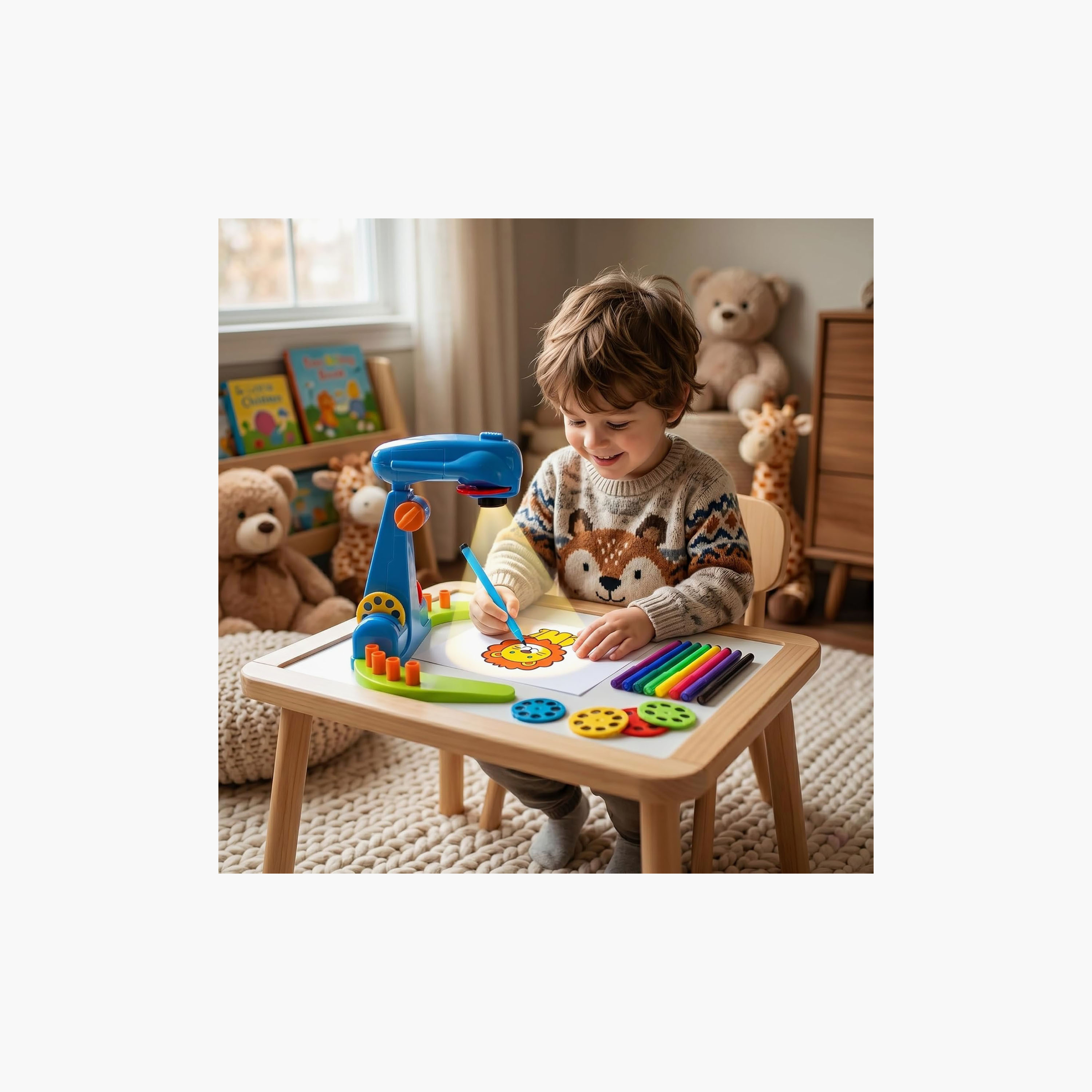 Projection Smart Drawing Machine-toys-babyandtoddlertoys-lightsandmusicaltoys-image-4