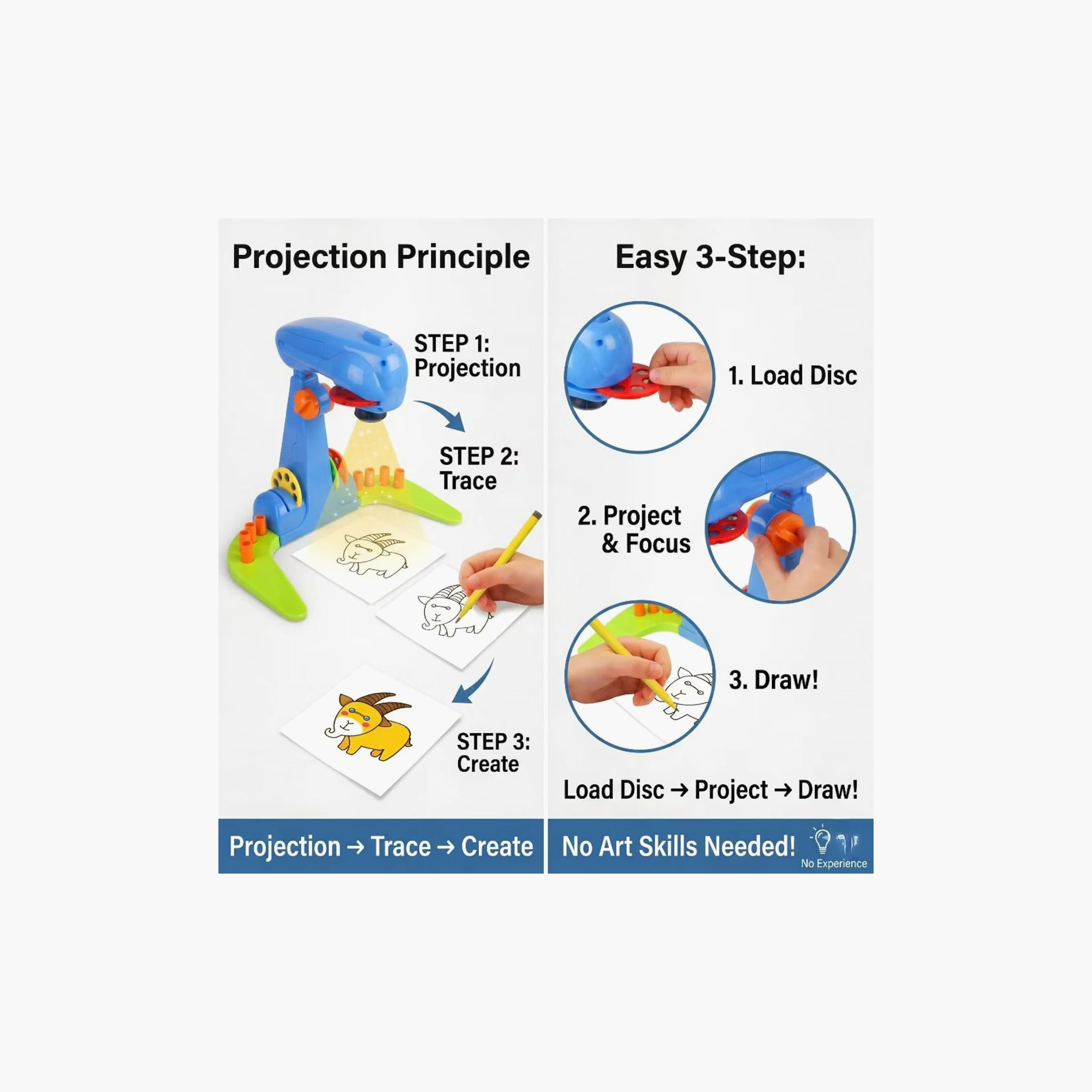 Projection Smart Drawing Machine-toys-babyandtoddlertoys-lightsandmusicaltoys-image-7