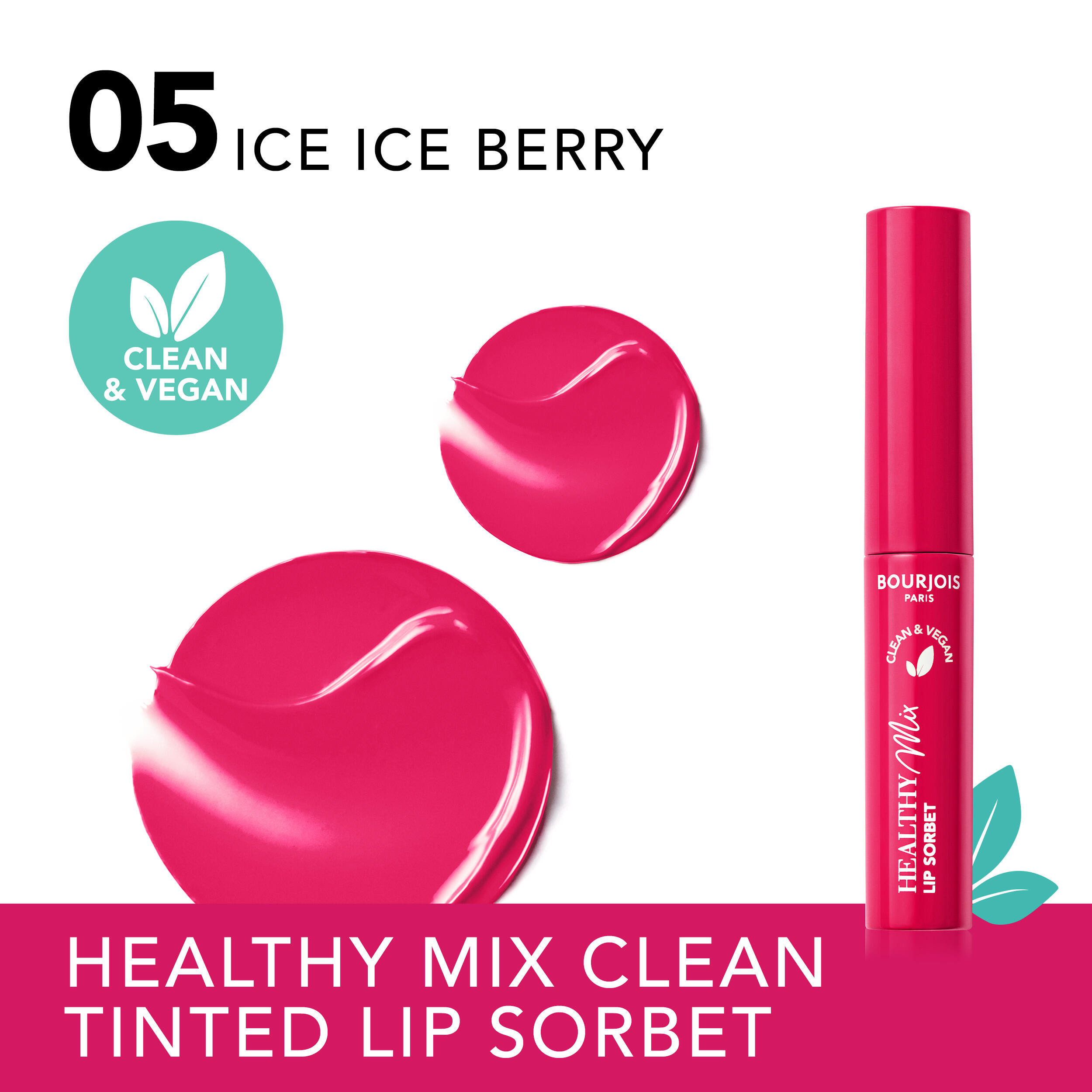 Bourjois Healthy Mix Clean Lip Sorbet 1.7gm-beautyandpersonalcare-makeup-eyes-eyeshadows-image-2