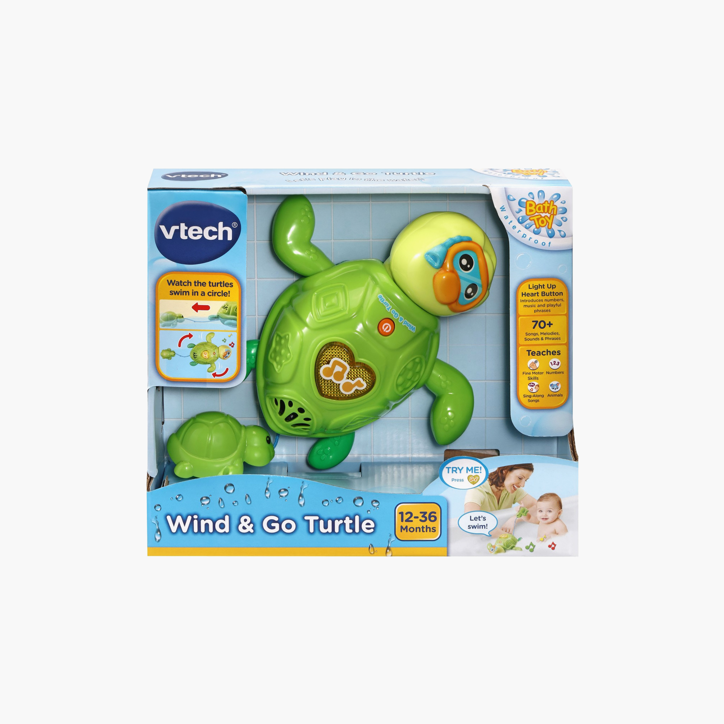 Vtech Wind & Go Turtle with Small Toy-toys-babyandtoddlertoys-learningtoys-image-5