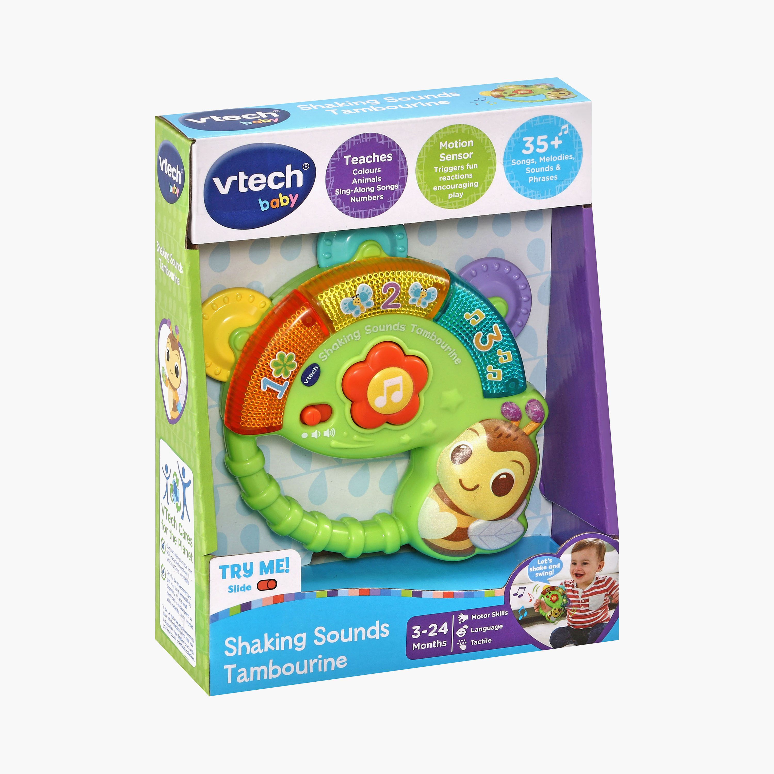 Vtech Shaking Sounds Tambourine-toys-babyandtoddlertoys-lightsandmusicaltoys-image-3