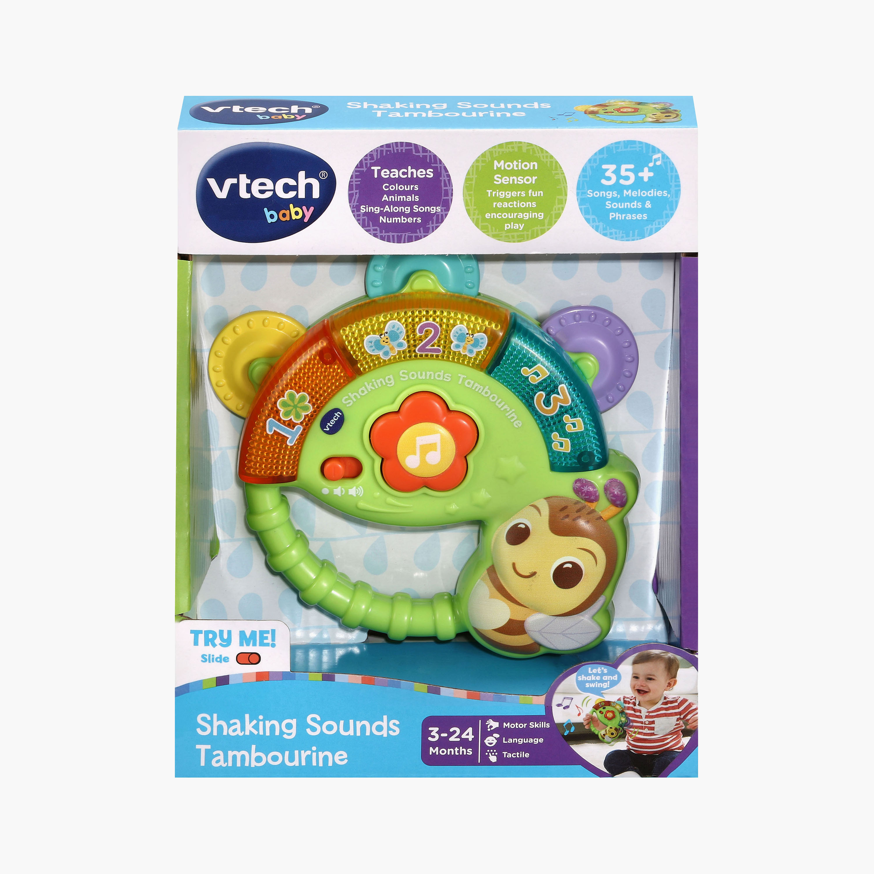 Vtech Shaking Sounds Tambourine-toys-babyandtoddlertoys-lightsandmusicaltoys-image-4