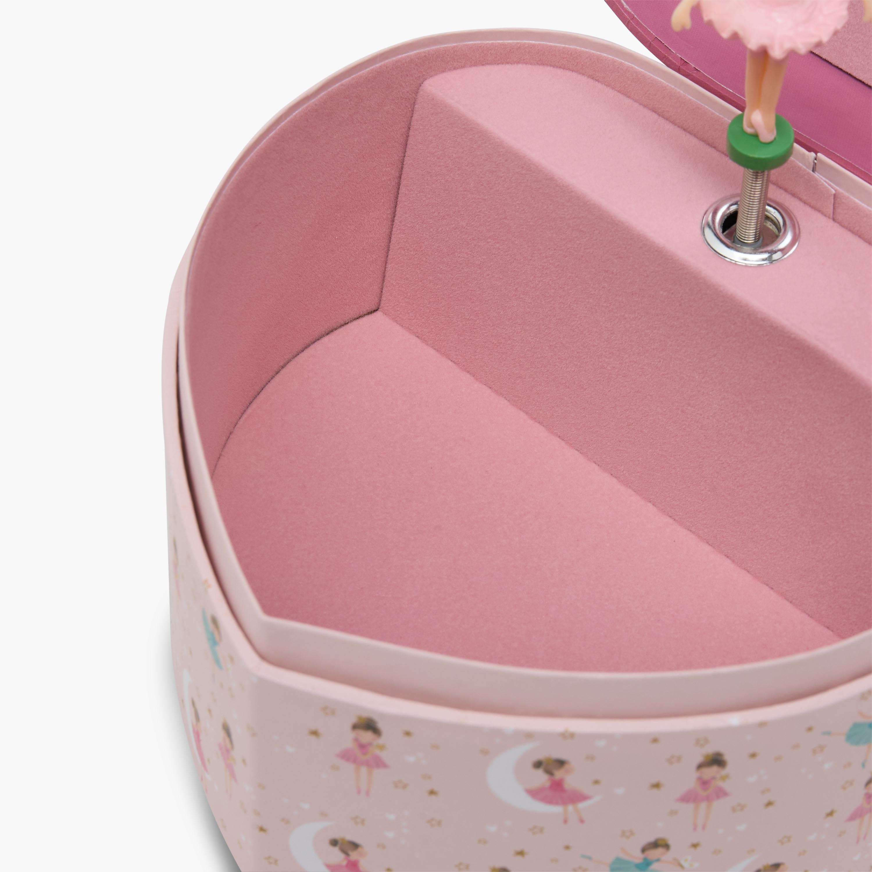 منظم مجوهرات بقسم واحد وطبعات باليرينا من فايندز - 14.5x13.5x8.5 سم-women-watchesandjewellery-jewellery-storage-image-5