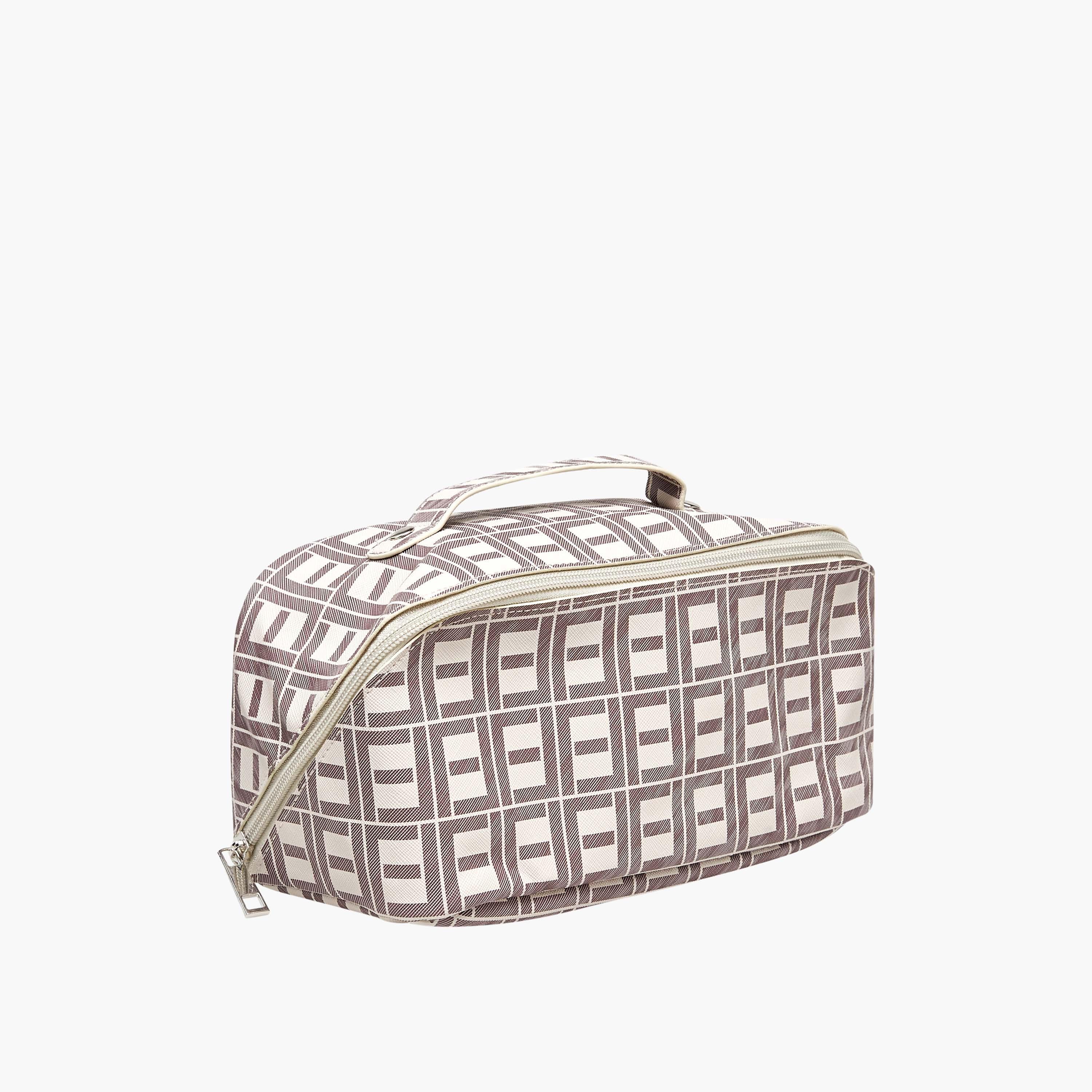 Findz 2 Compartment Jewellery Organizer with Zip Closure - 24x12x12 cm-women-watchesandjewellery-jewellery-storage-image-2