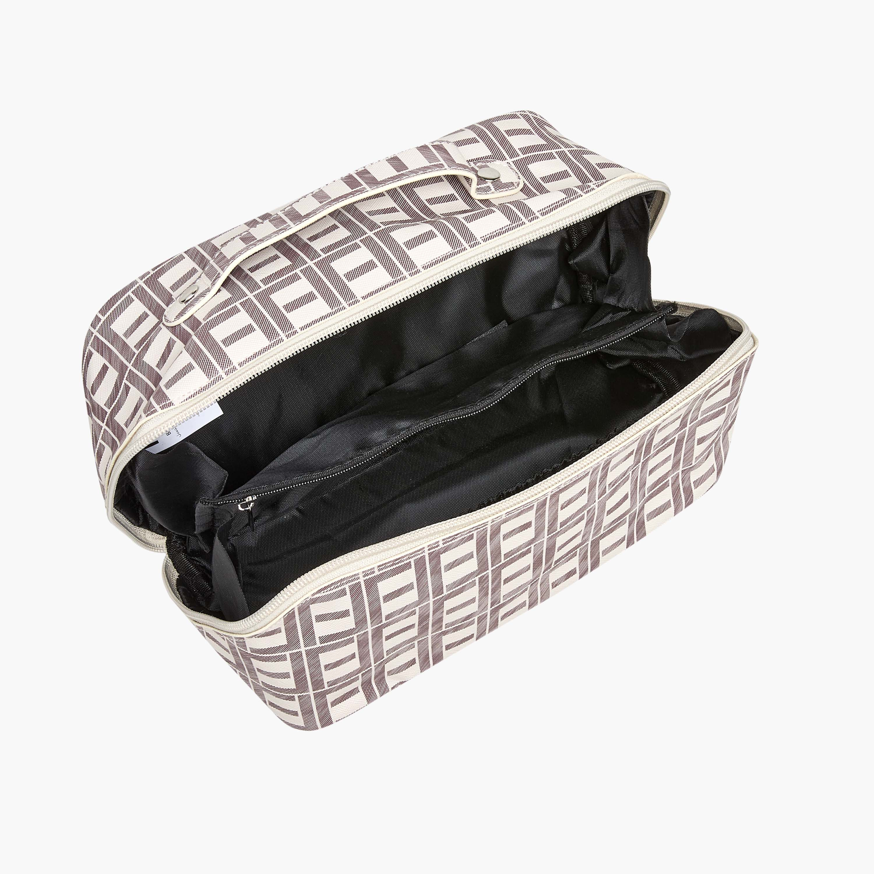 Findz 2 Compartment Jewellery Organizer with Zip Closure - 24x12x12 cm-women-watchesandjewellery-jewellery-storage-image-6