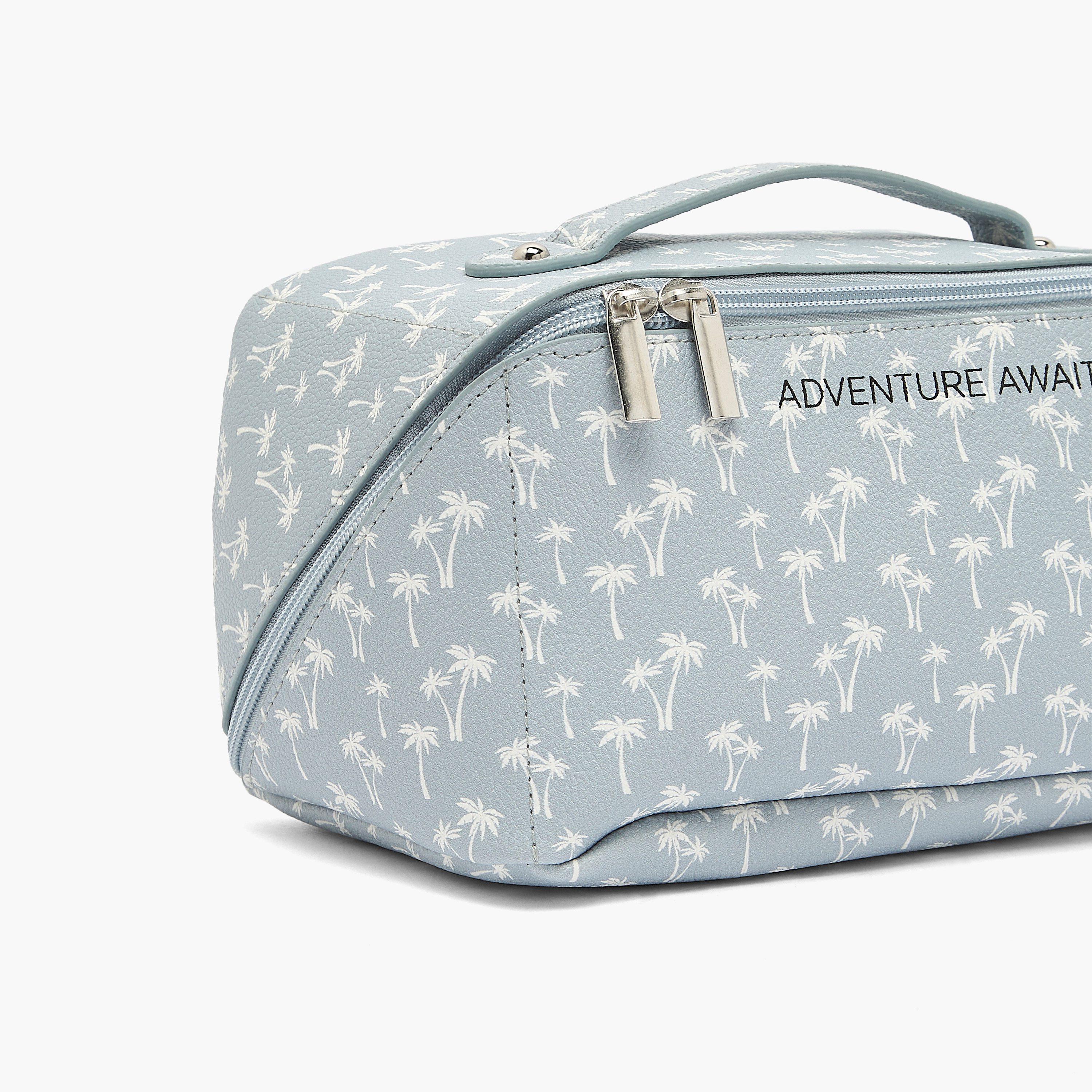 Findz Floral Print Travel Organizer with Zip Closure-travel-accessories-image-4