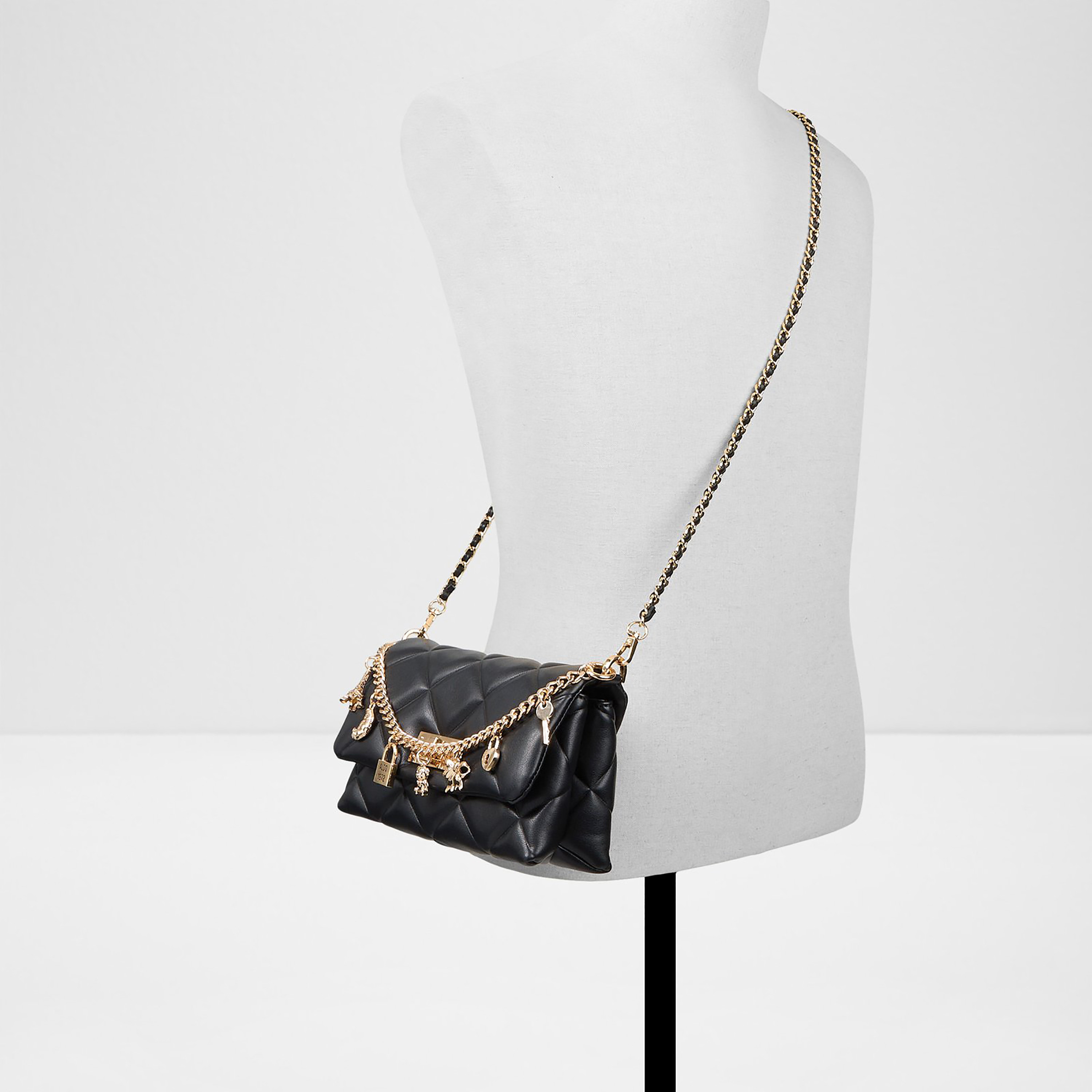 حقيبة كتف مبطنة من ألدو ليينا مزودة بقفل دوار وحزام قابل للفصل-women-bagsandwallets-handbags-image-4