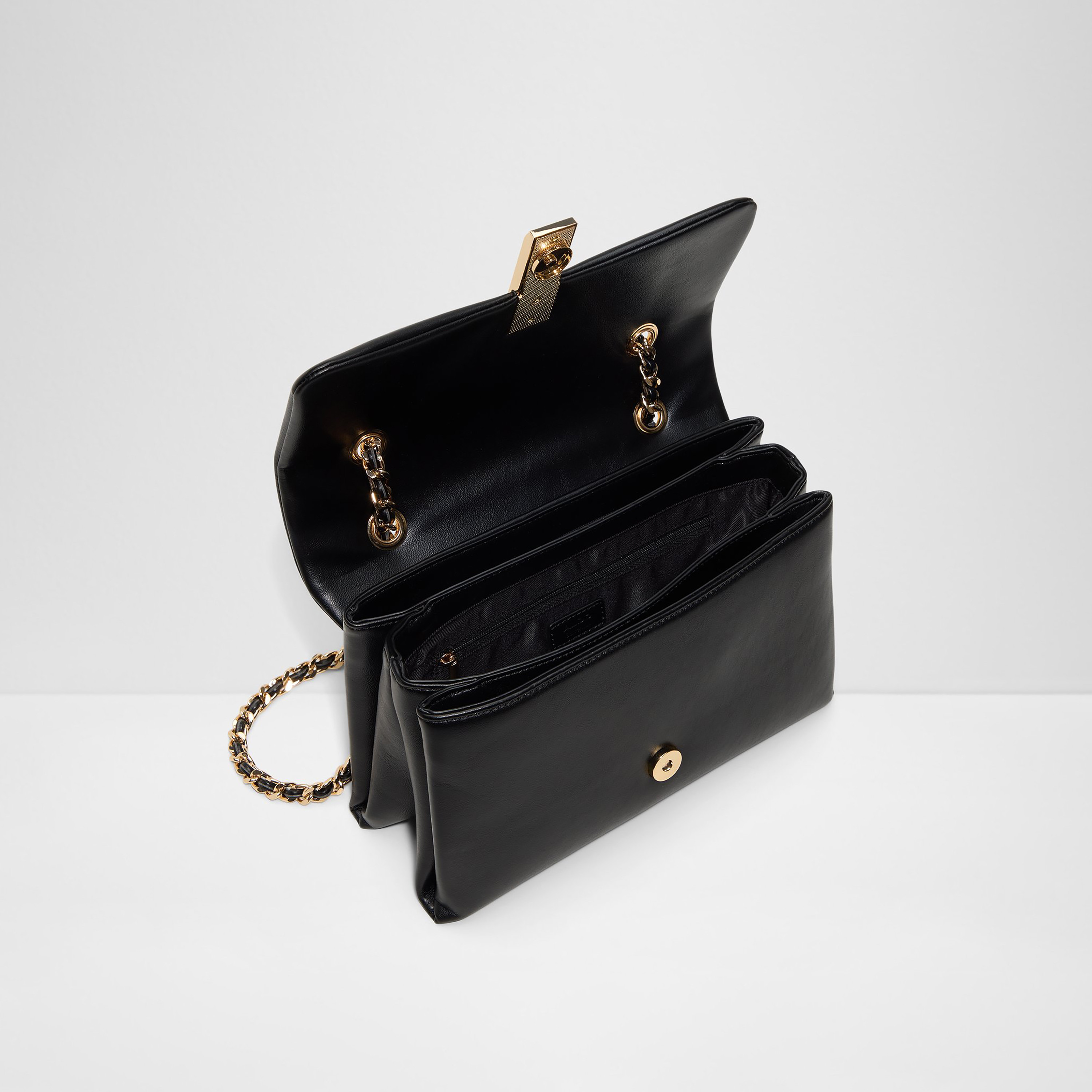 Aldo Alicie Plain Sling Bag with Flap Closure and Non-Detachable Strap-women-bagsandwallets-handbags-image-3