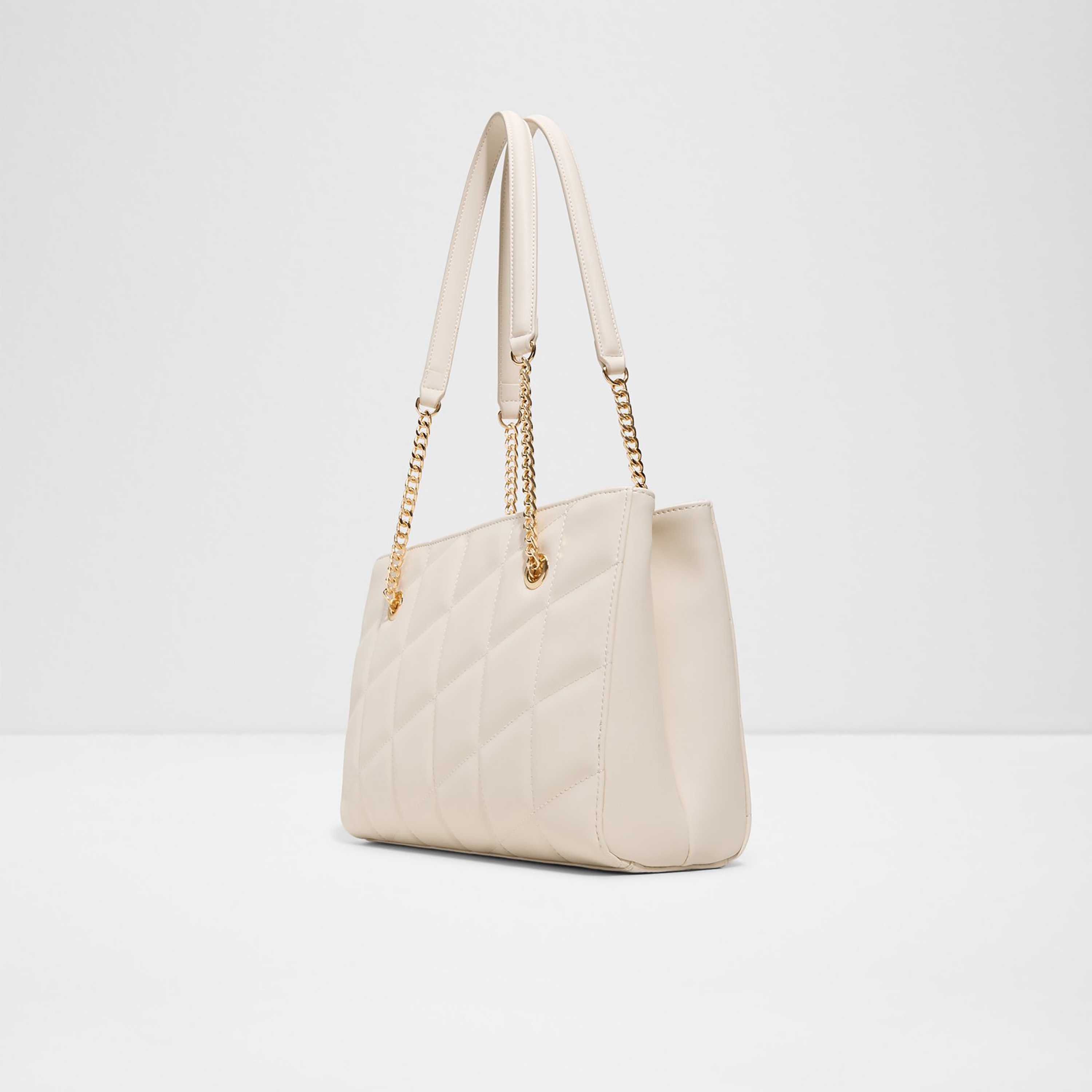 Aldo Miroede Quilted Double Handle Shoulder Bag with Zip Closure & Non-Detachable Strap-women-bagsandwallets-handbags-image-2
