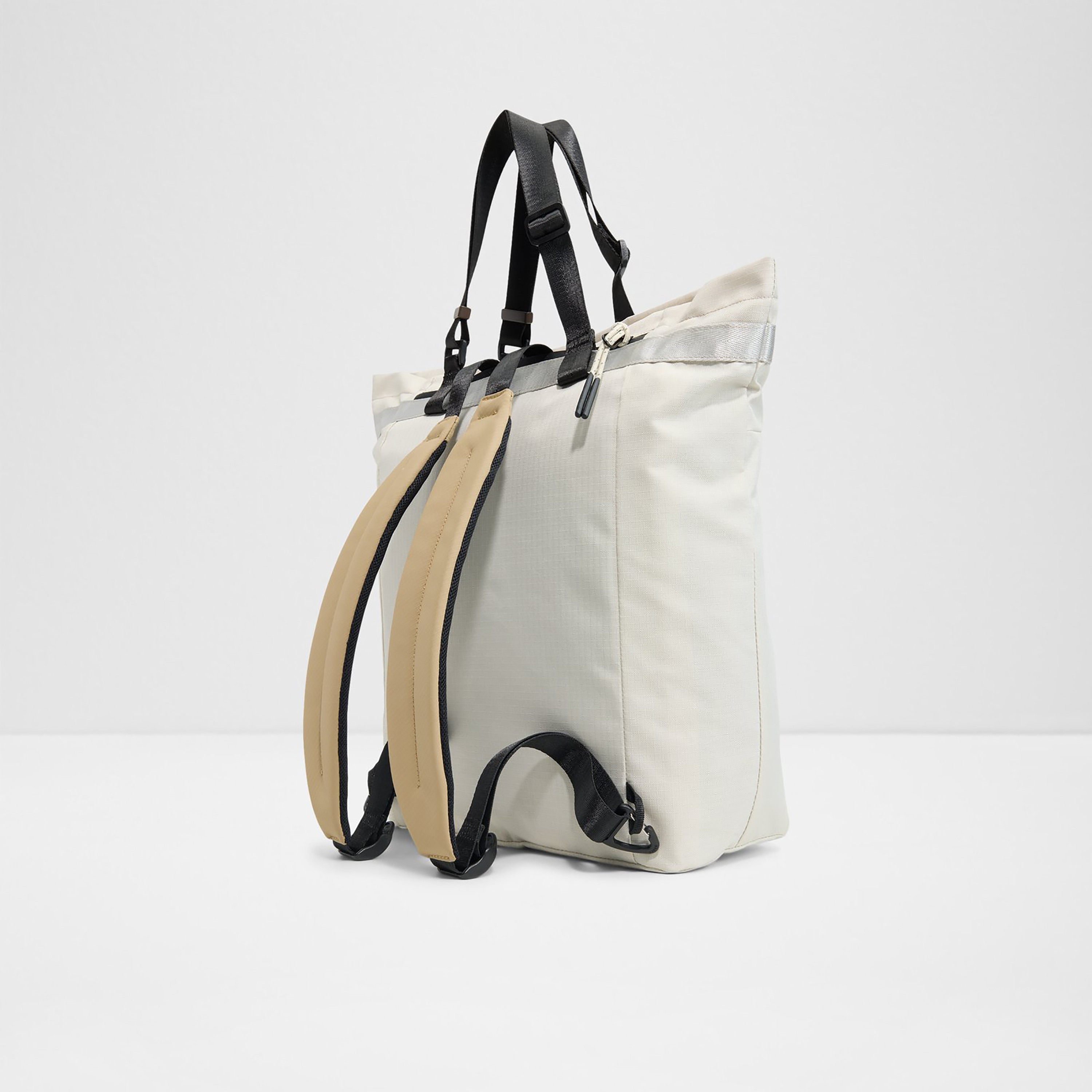 Aldo Ibiliwyr Plain Webbing Handle Backpack with Zip Closure & Adjustable Strap-men-bags-image-2