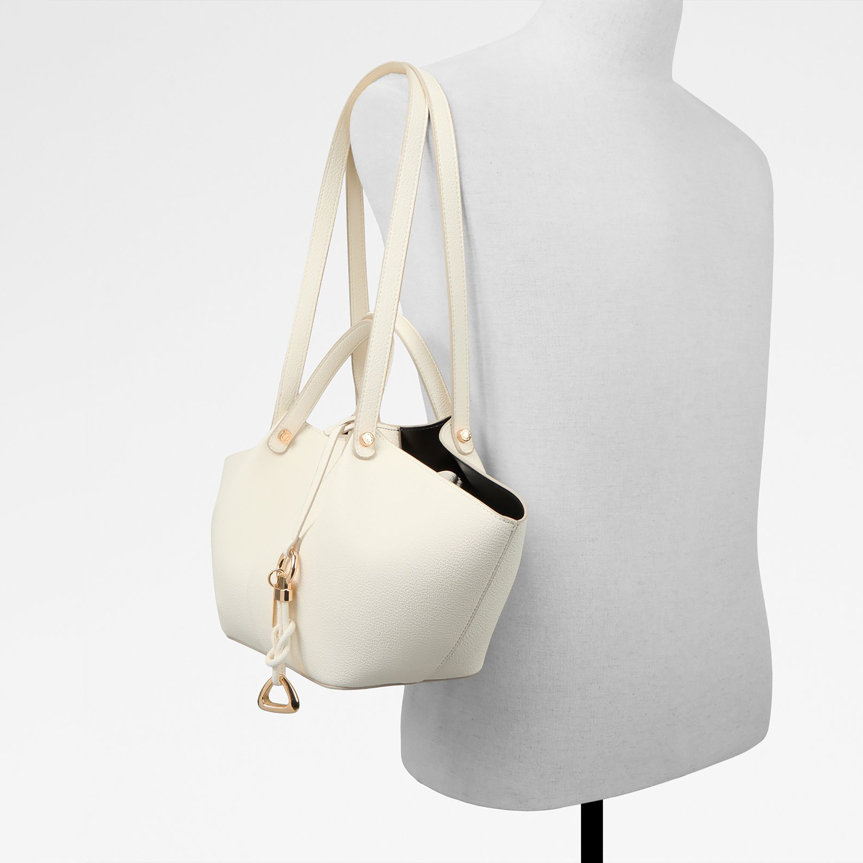 Aldo Meava Plain Double Handle Tote Bag with Magnetic Closure-women-bagsandwallets-handbags-image-4