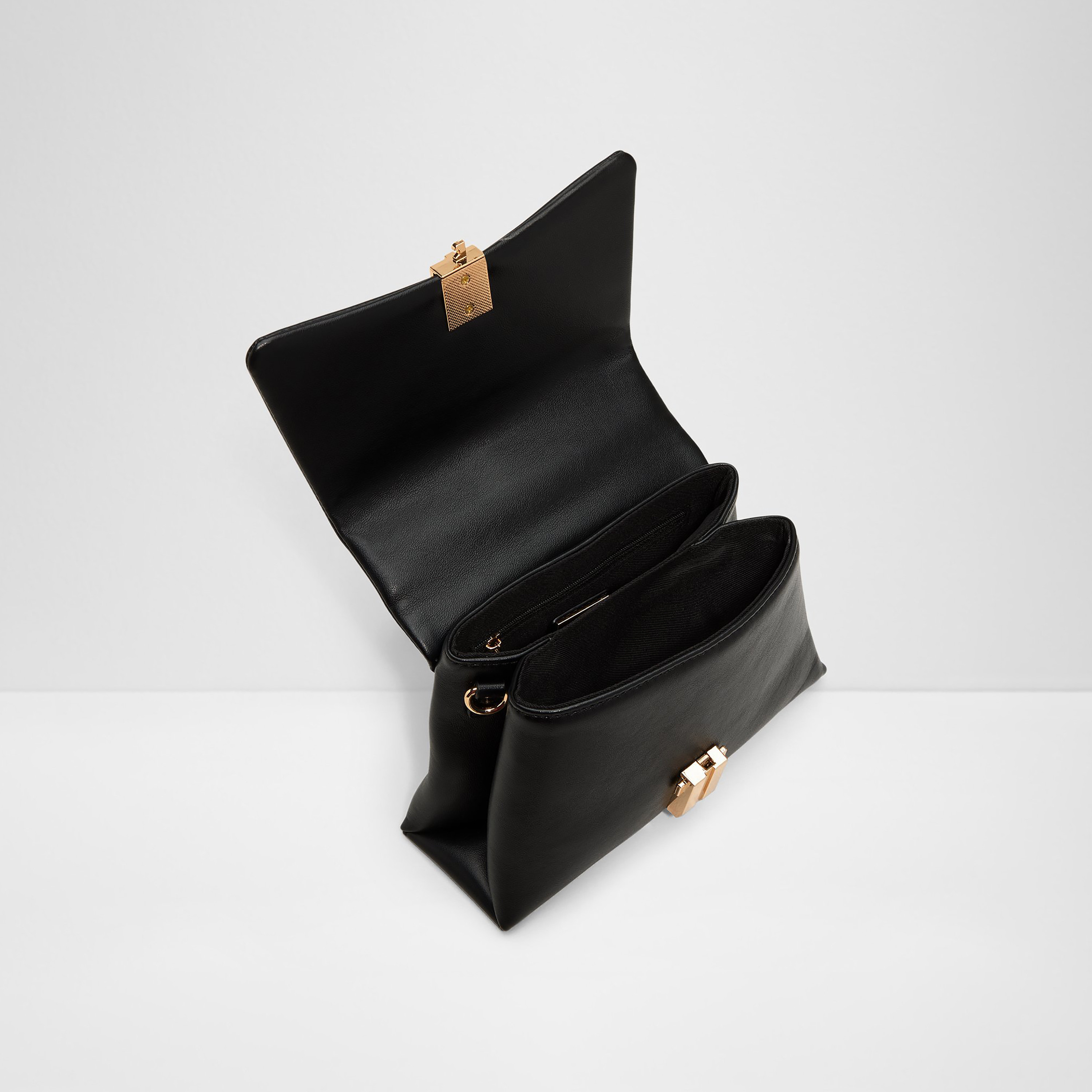 Aldo Topalicie Plain Top Handle Mini Satchel Bag with Flap Closure & Detachable Strap-women-bagsandwallets-handbags-image-3