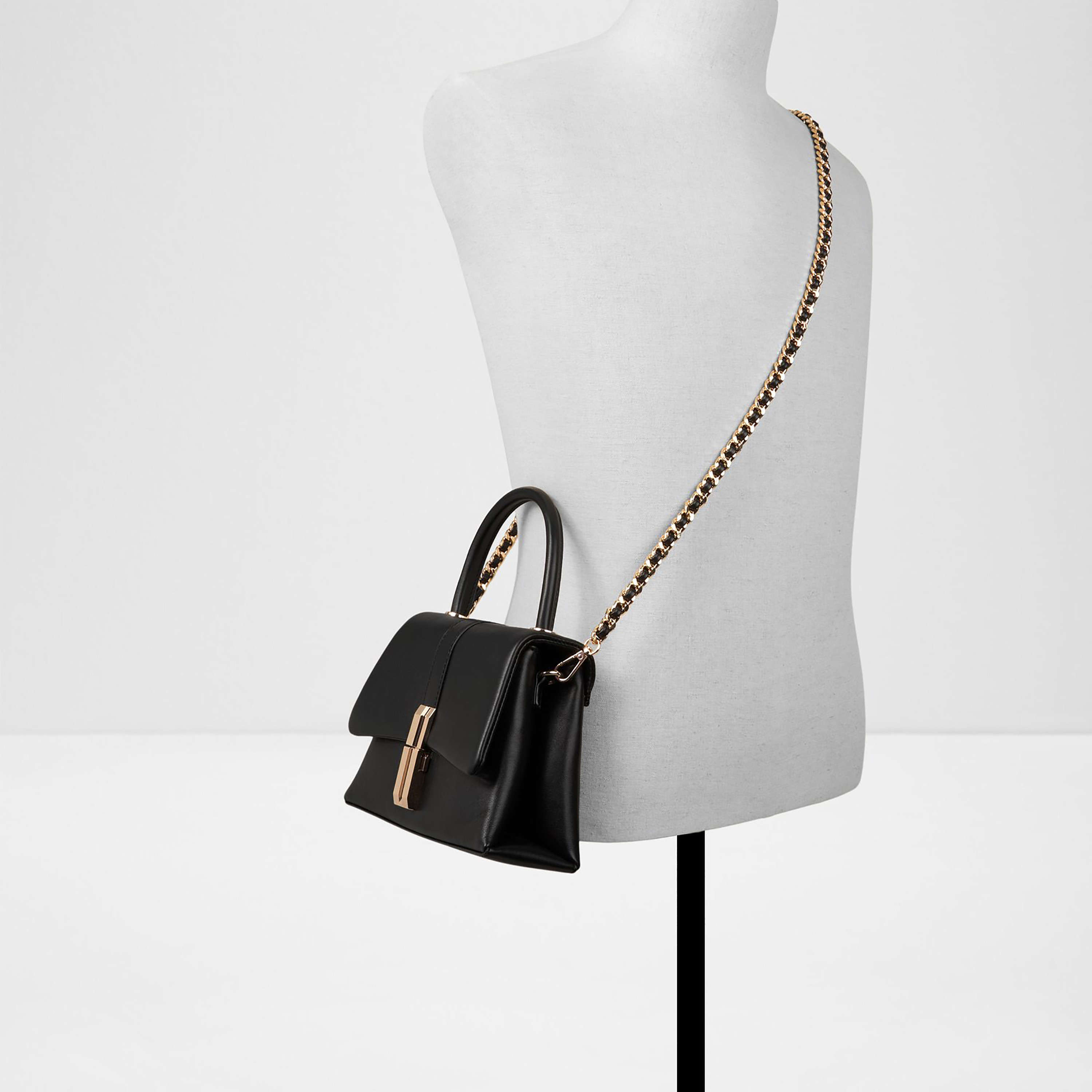 Aldo Topalicie Plain Top Handle Mini Satchel Bag with Flap Closure & Detachable Strap-women-bagsandwallets-handbags-image-4
