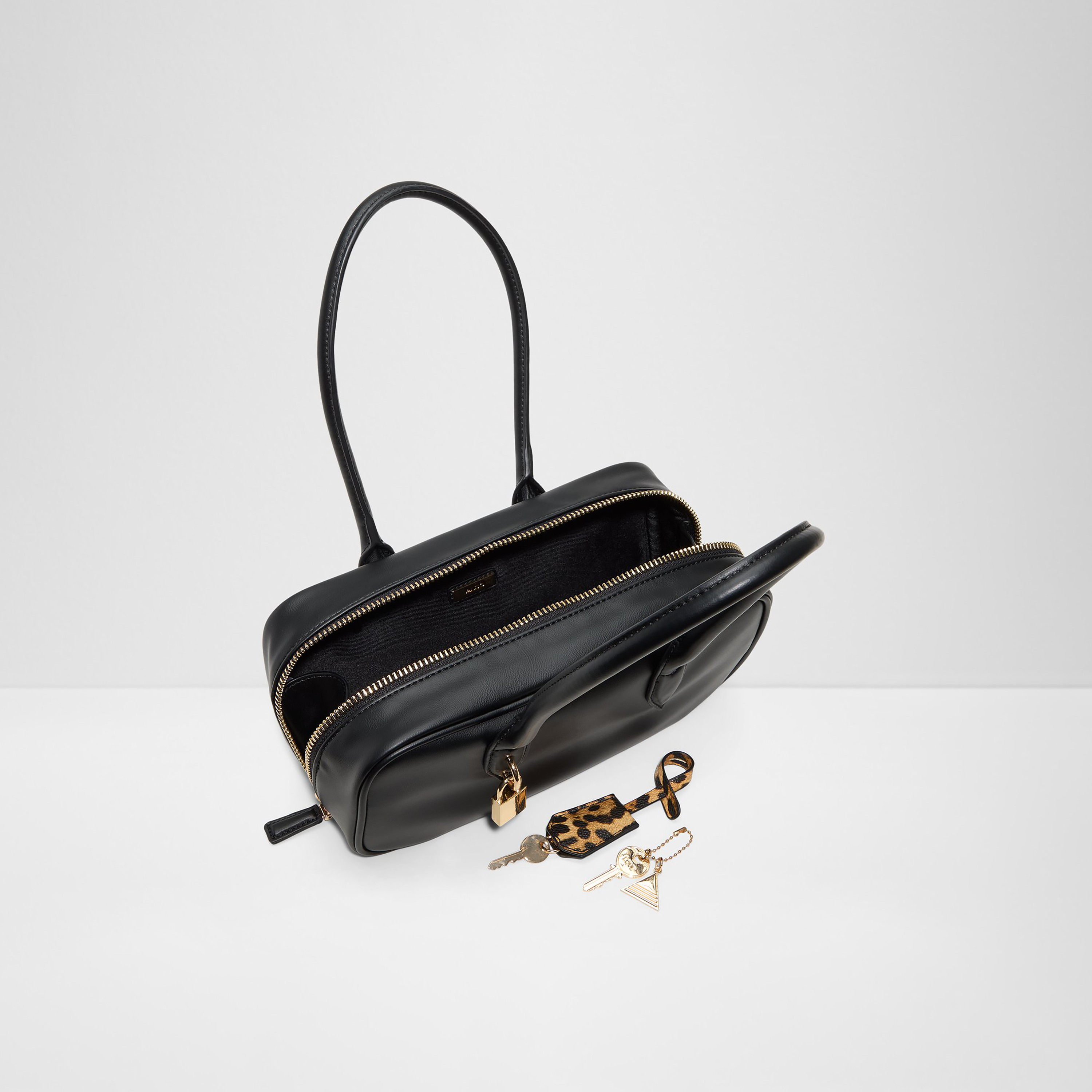 Aldo Daystrom Plain Double Handle Shoulder Bag with Zip Closure-women-bagsandwallets-handbags-image-3