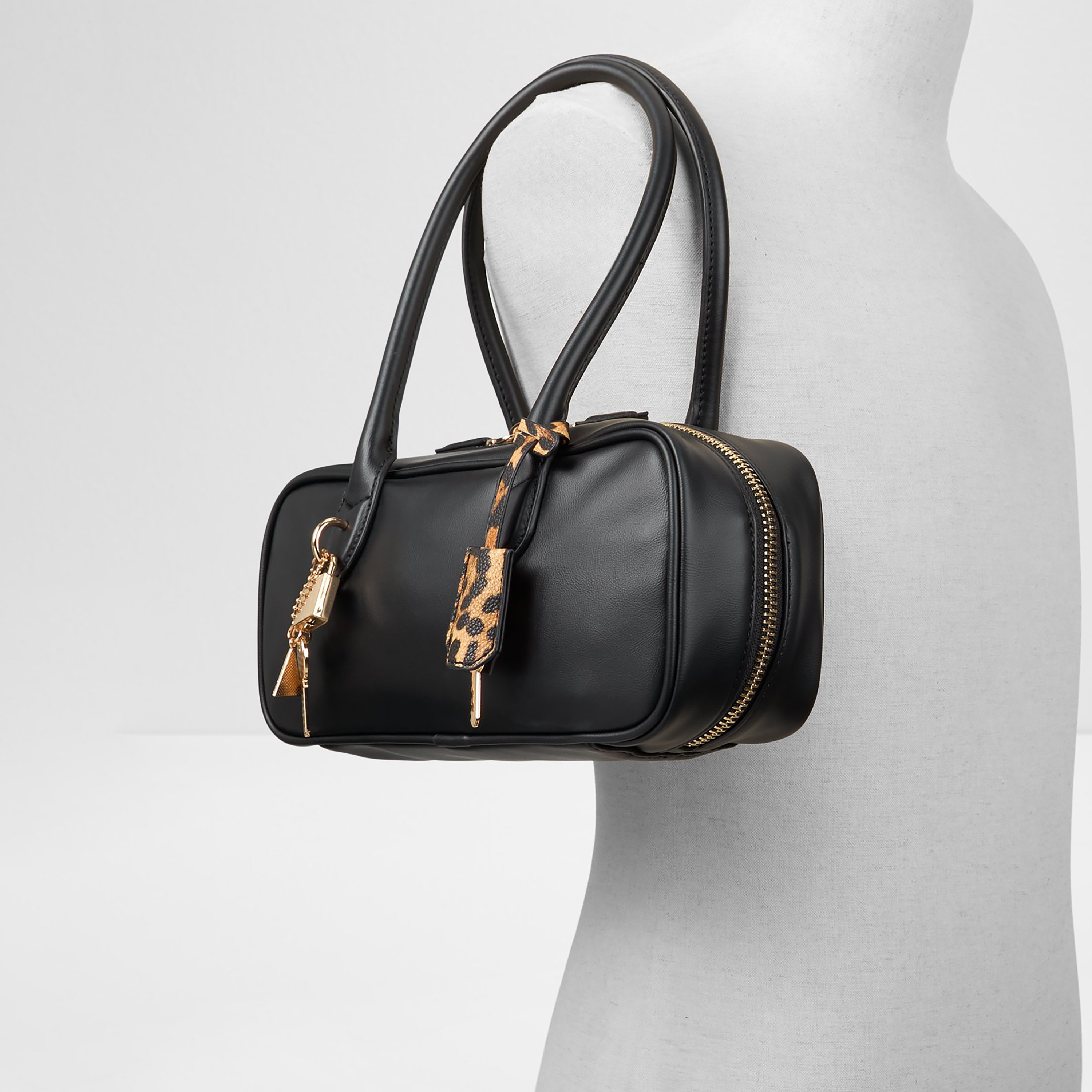 Aldo Daystrom Plain Double Handle Shoulder Bag with Zip Closure-women-bagsandwallets-handbags-image-4