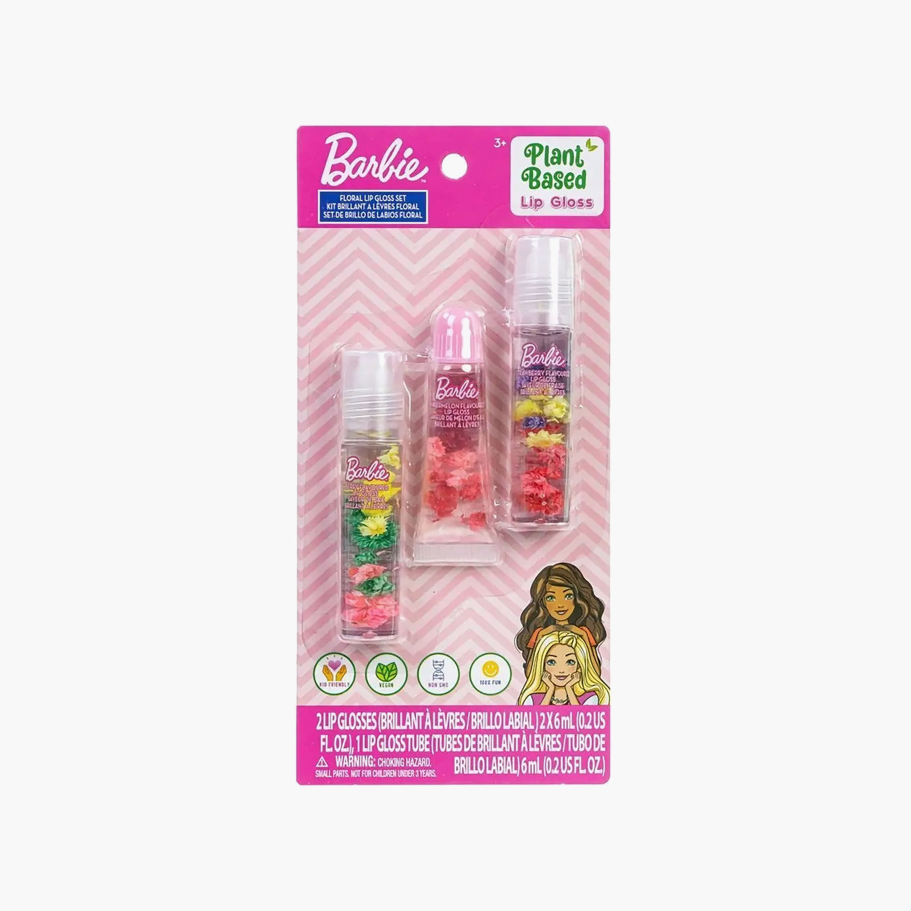 Set of 3 Townley Plant Base Floral Lip Gloss-toys-roleplay-makeupandcosmeticsets-image-4