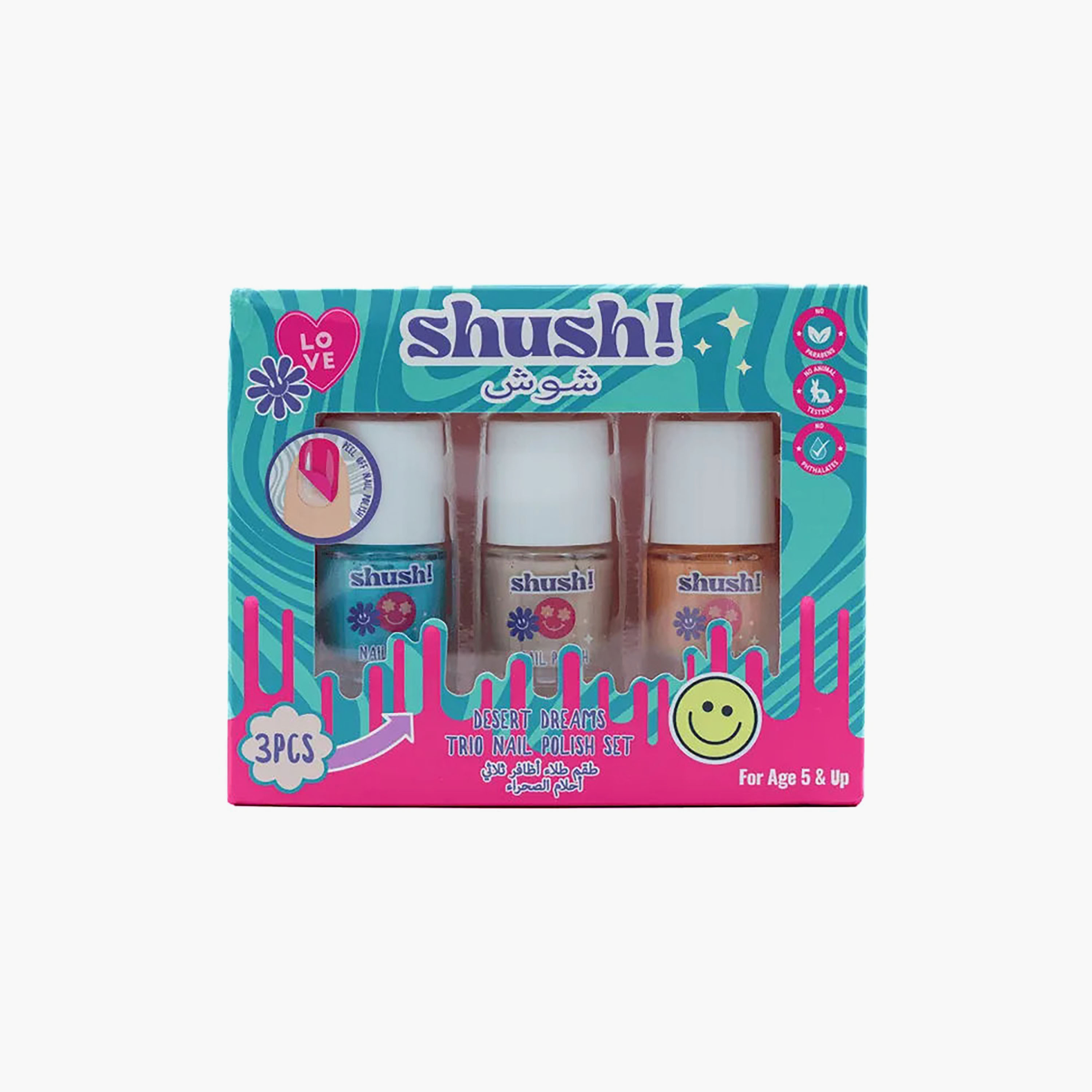 Shush 3-Piece Desert Dreams Nail Polish Set-toys-roleplay-makeupandcosmeticsets-image-3