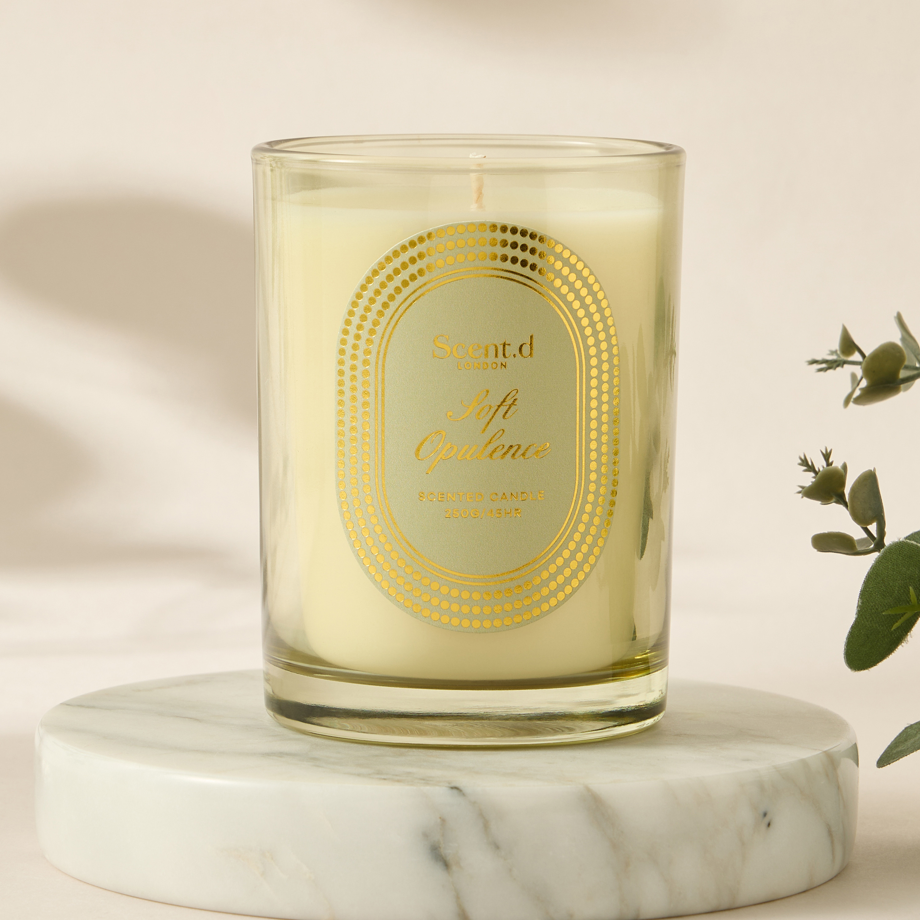 Scent.d London Soft Opulence Jar Candle - 250 gms-household-homefragrance-candles-image-1