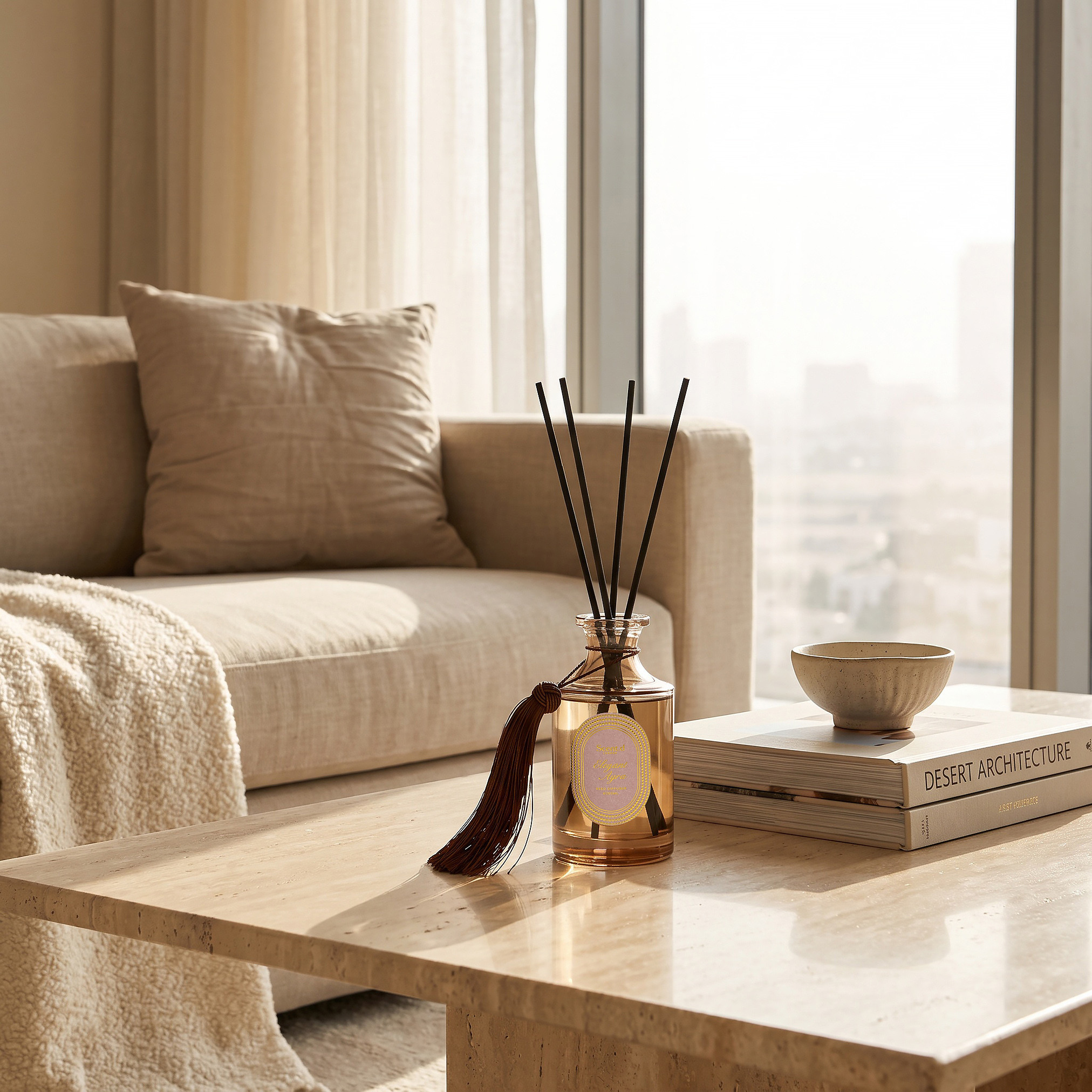 Scent.d London Elegant Aura Reed Diffuser - 250 ml-household-homefragrance-reeddiffusers-image-4