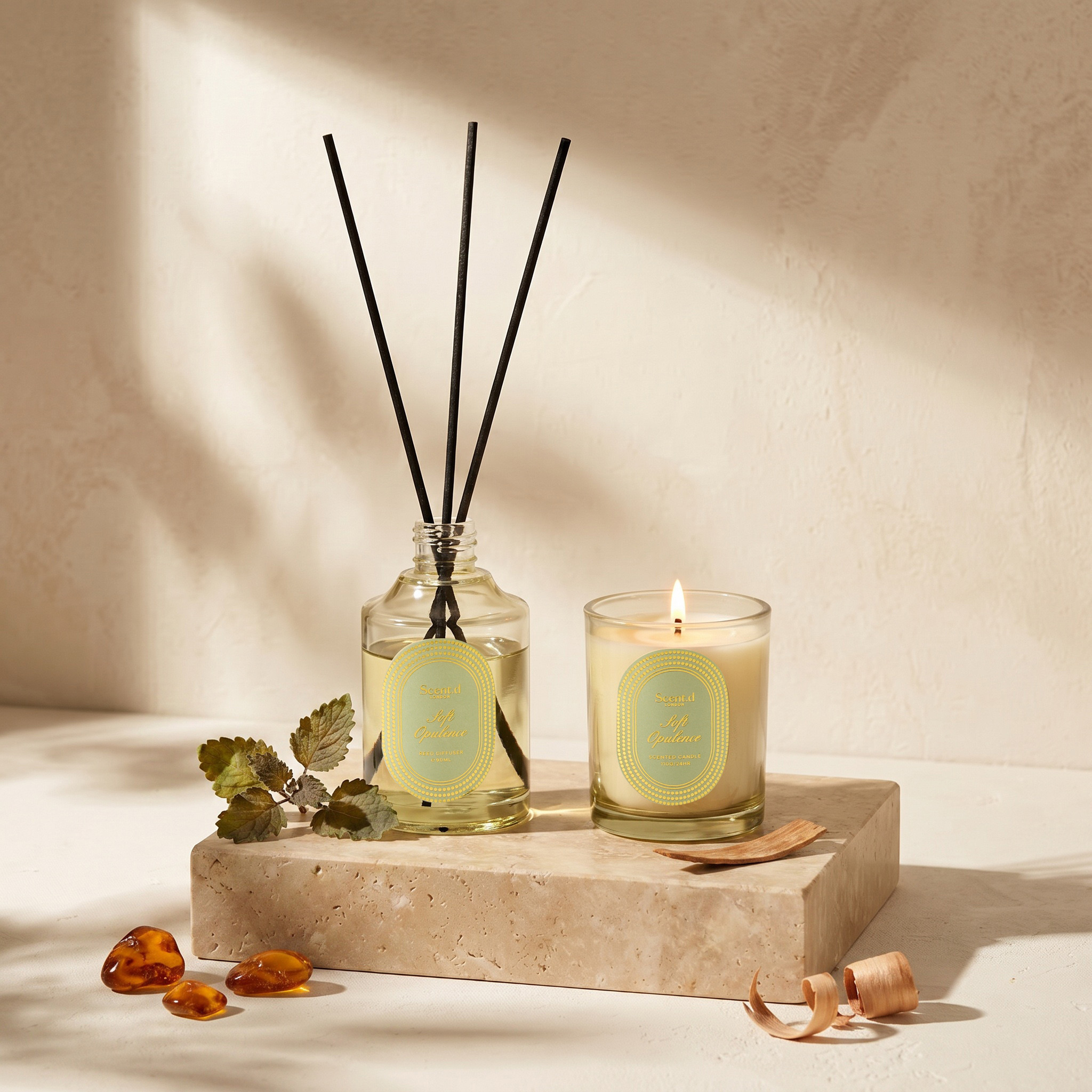 Scent.d London Soft Opulence Diffuser and Jar Candle Gift Set-household-homefragrance-fragrancegiftset-image-2