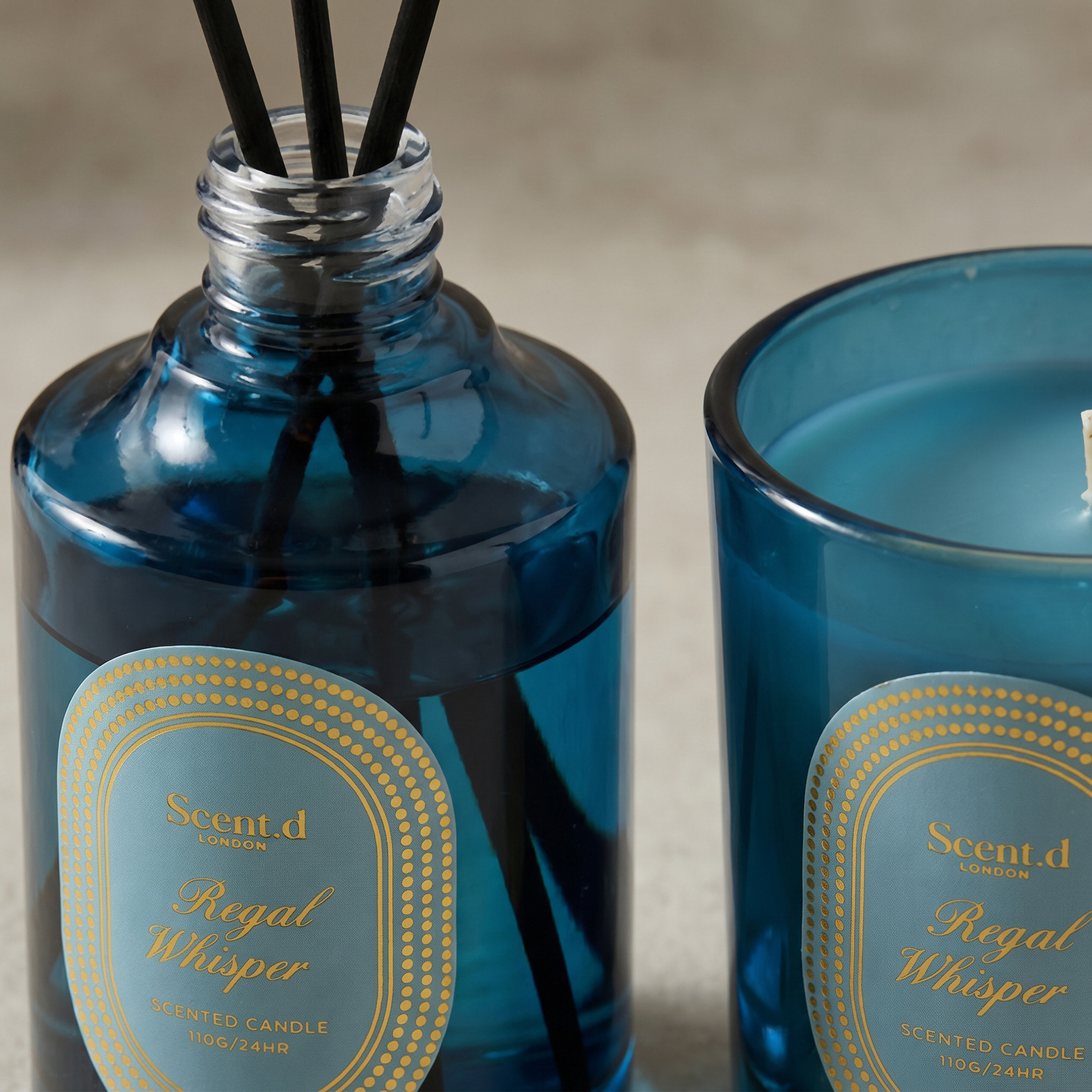 Scent.d London Regal Whisper Diffuser and Jar Candle Gift Set-household-homefragrance-fragrancegiftset-image-5