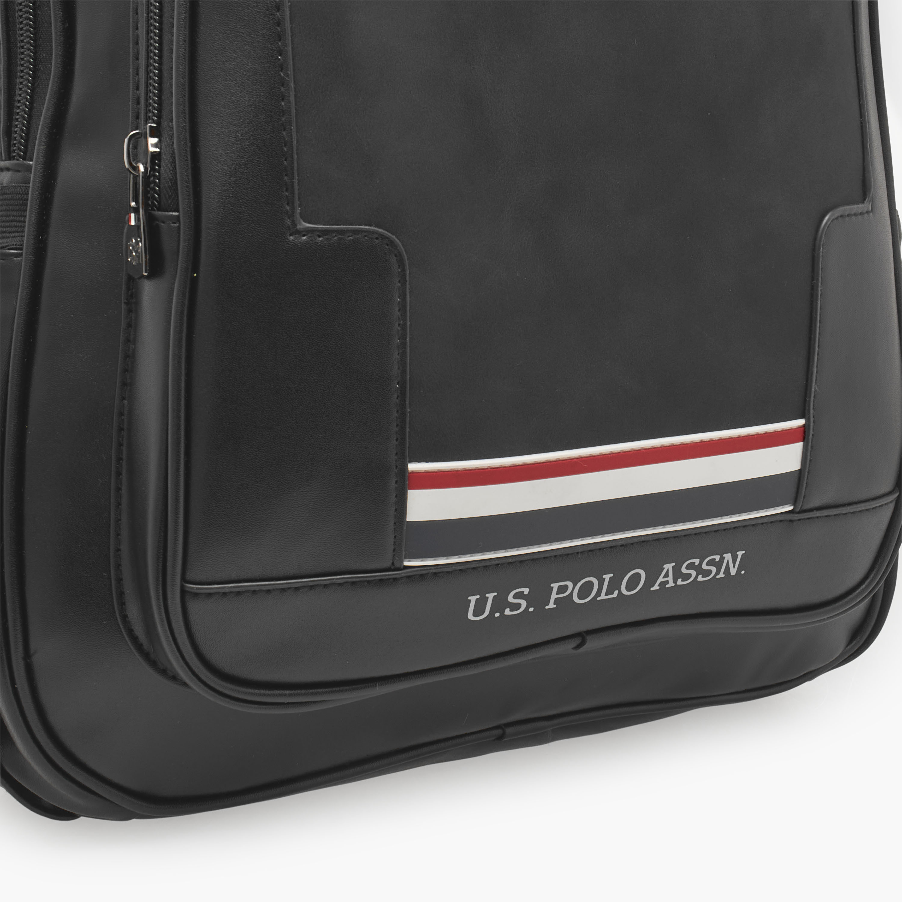 شنطة ظهر بطبعات شعار وحمّالات كتف مبطنة من يو إس بولو أسن-women-bagsandwallets-backpacks-image-3