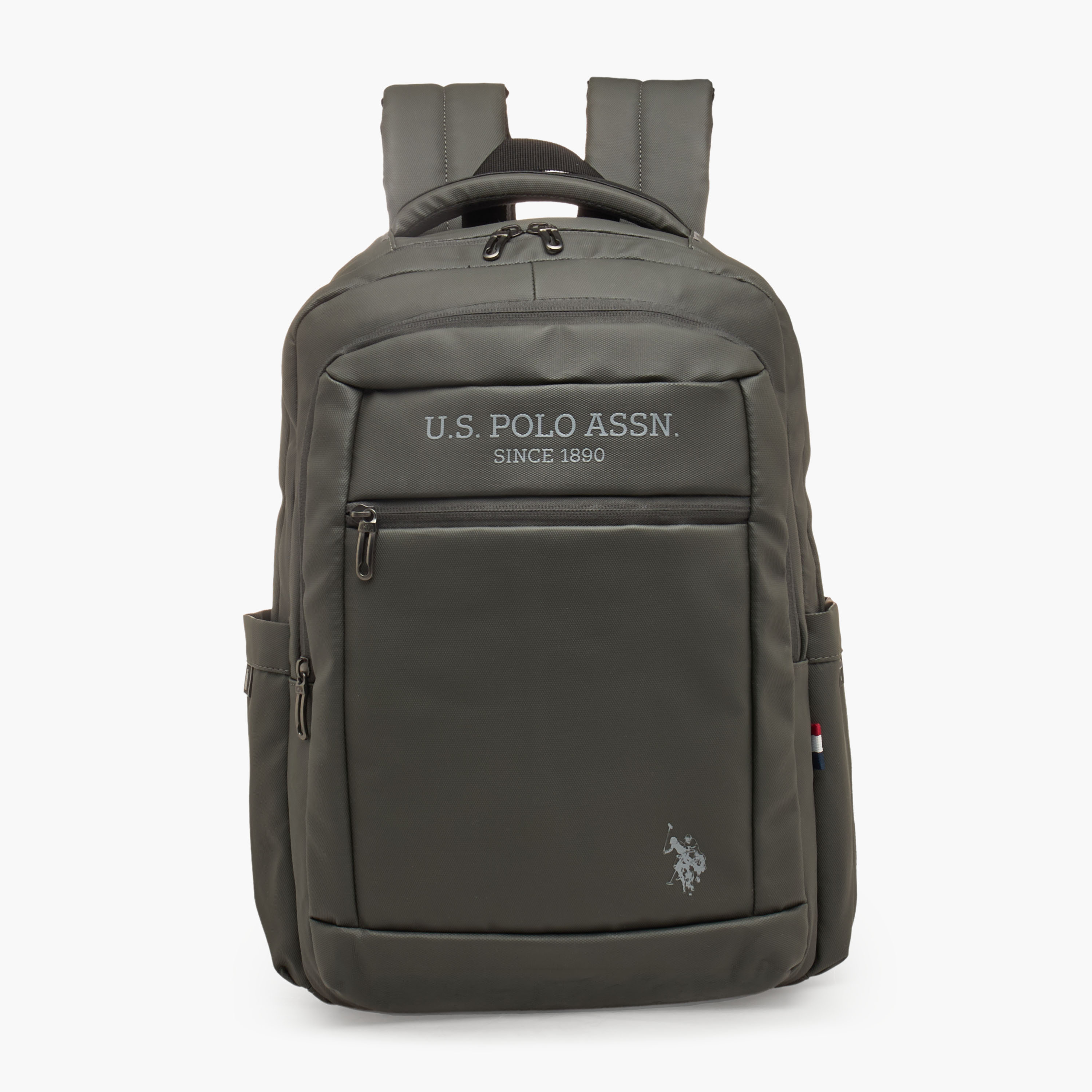 شنطة ظهر بشعار وحمّالات كتف مبطنة من يو إس بولو أسن - 18 × 22 × 21 سم-women-bagsandwallets-backpacks-image-1