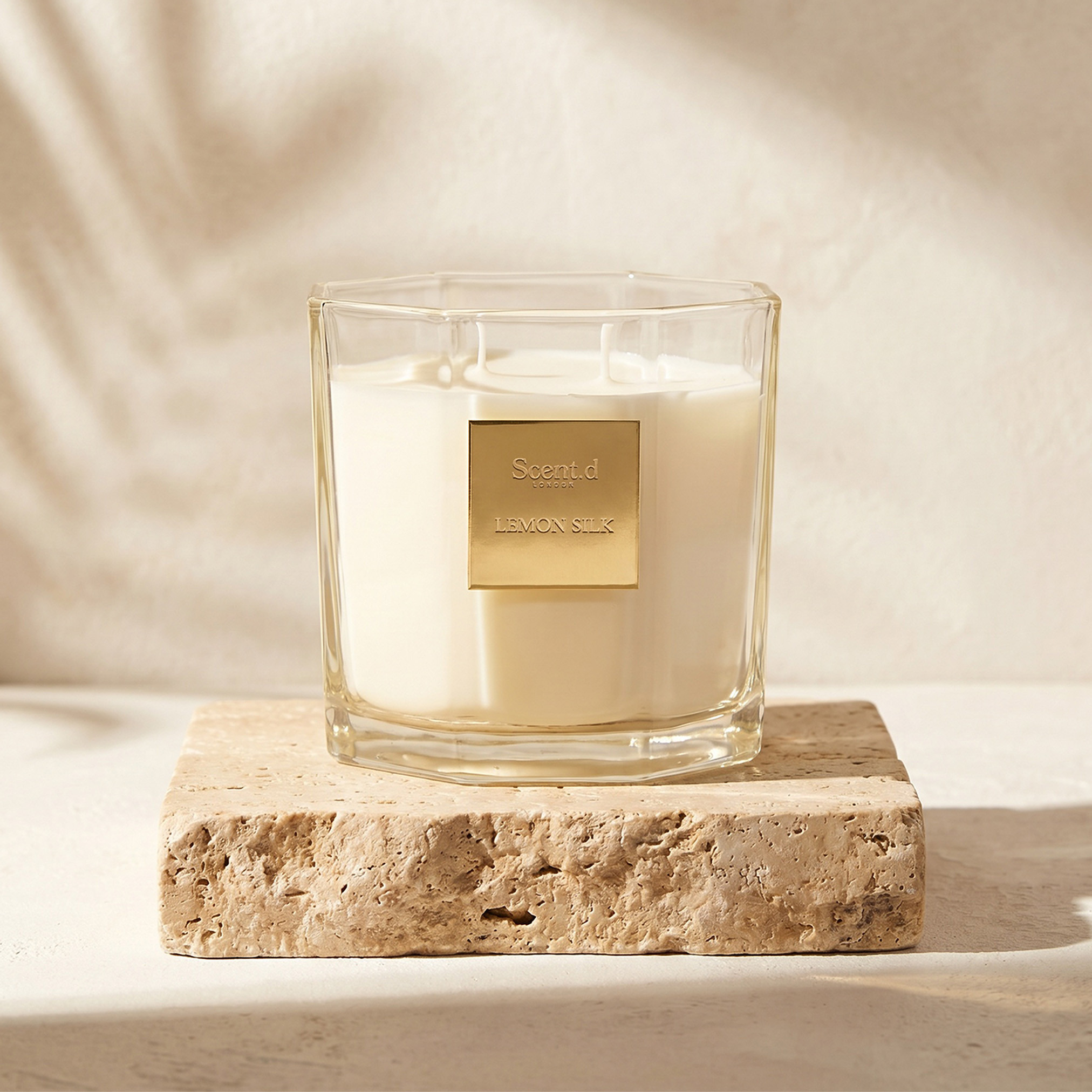 Scent.d London Lemon Silk Scented Jar Candle - 380 gms-household-homefragrance-candles-image-1