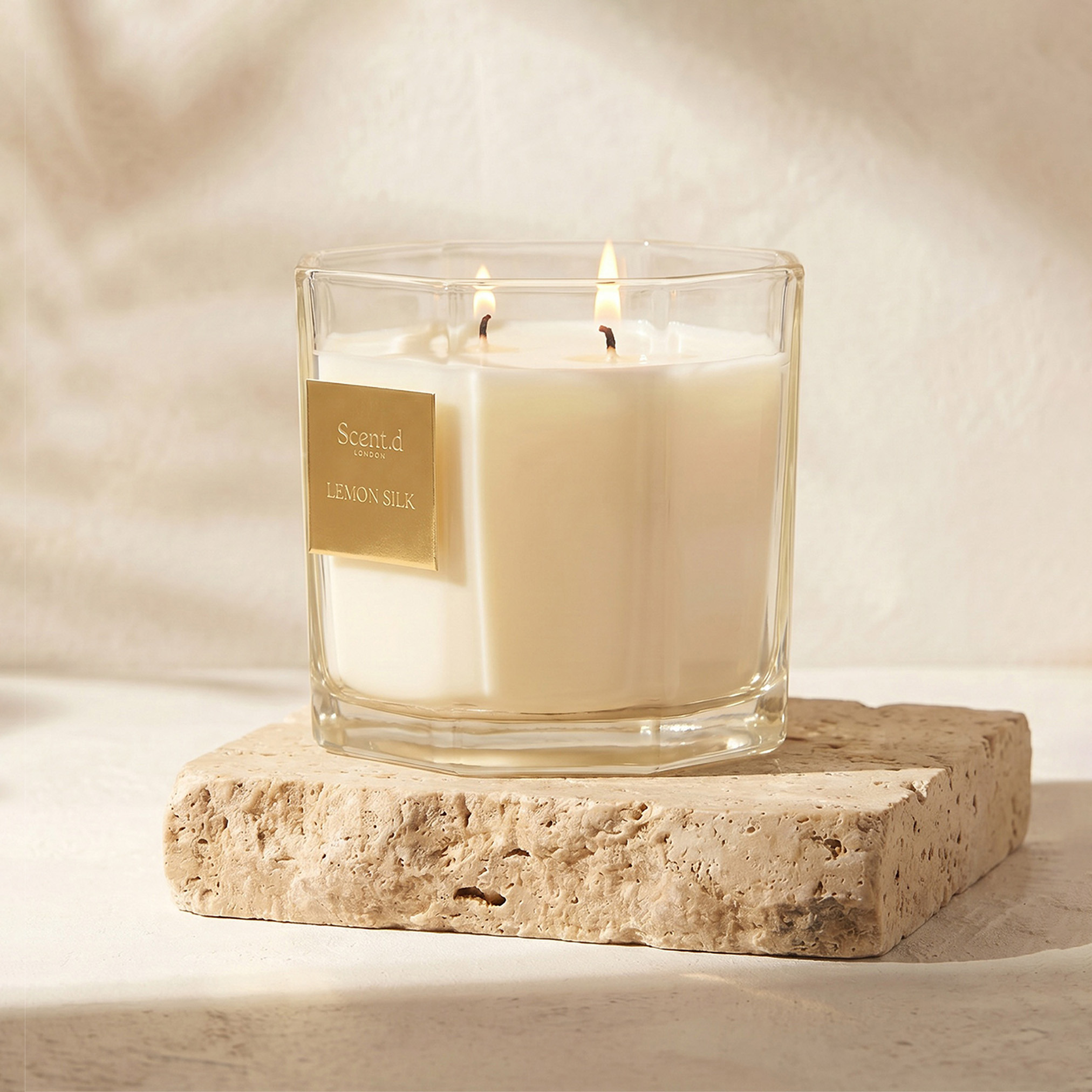 Scent.d London Lemon Silk Scented Jar Candle - 380 gms-household-homefragrance-candles-image-3