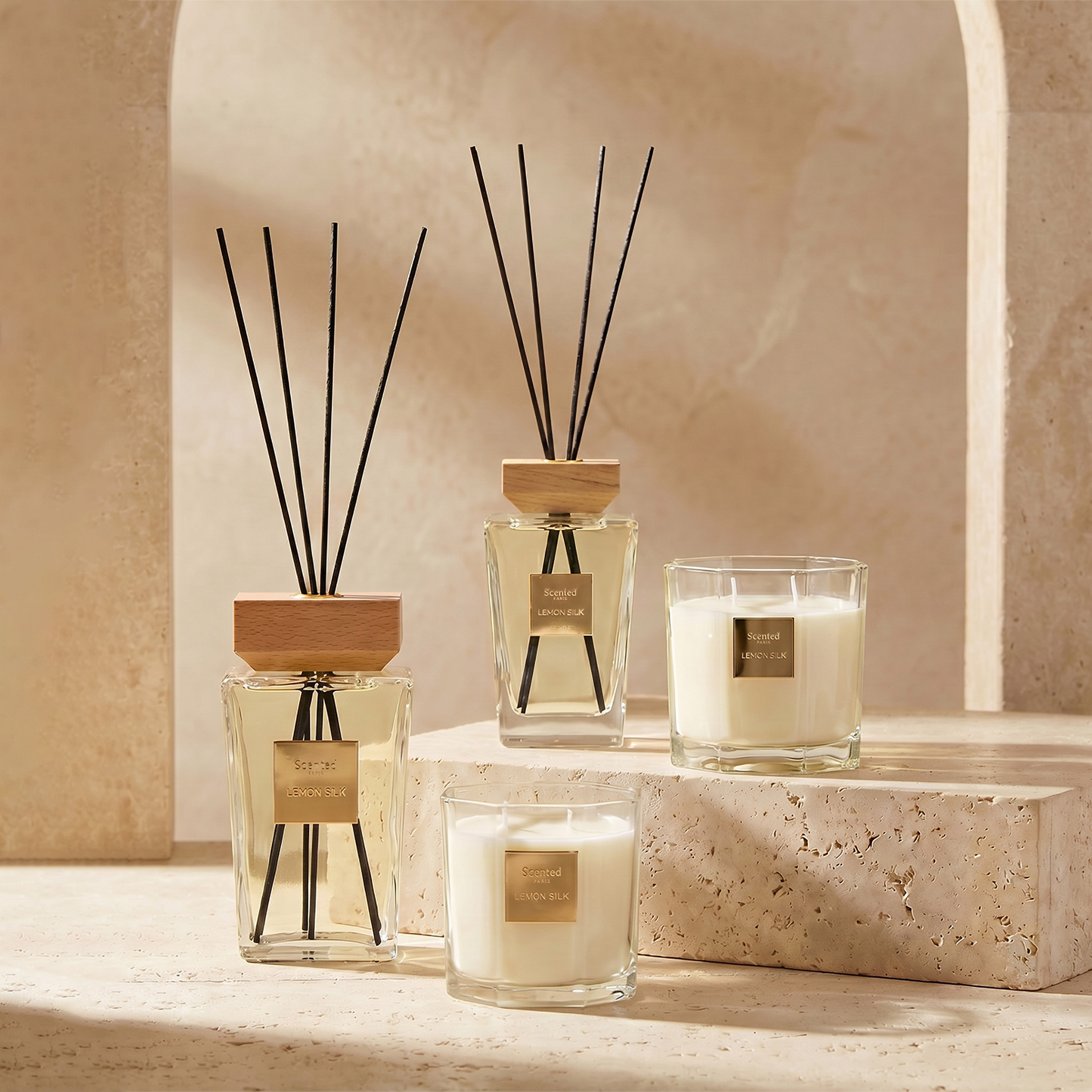 Scent.d London Lemon Silk Scented Jar Candle - 380 gms-household-homefragrance-candles-image-6