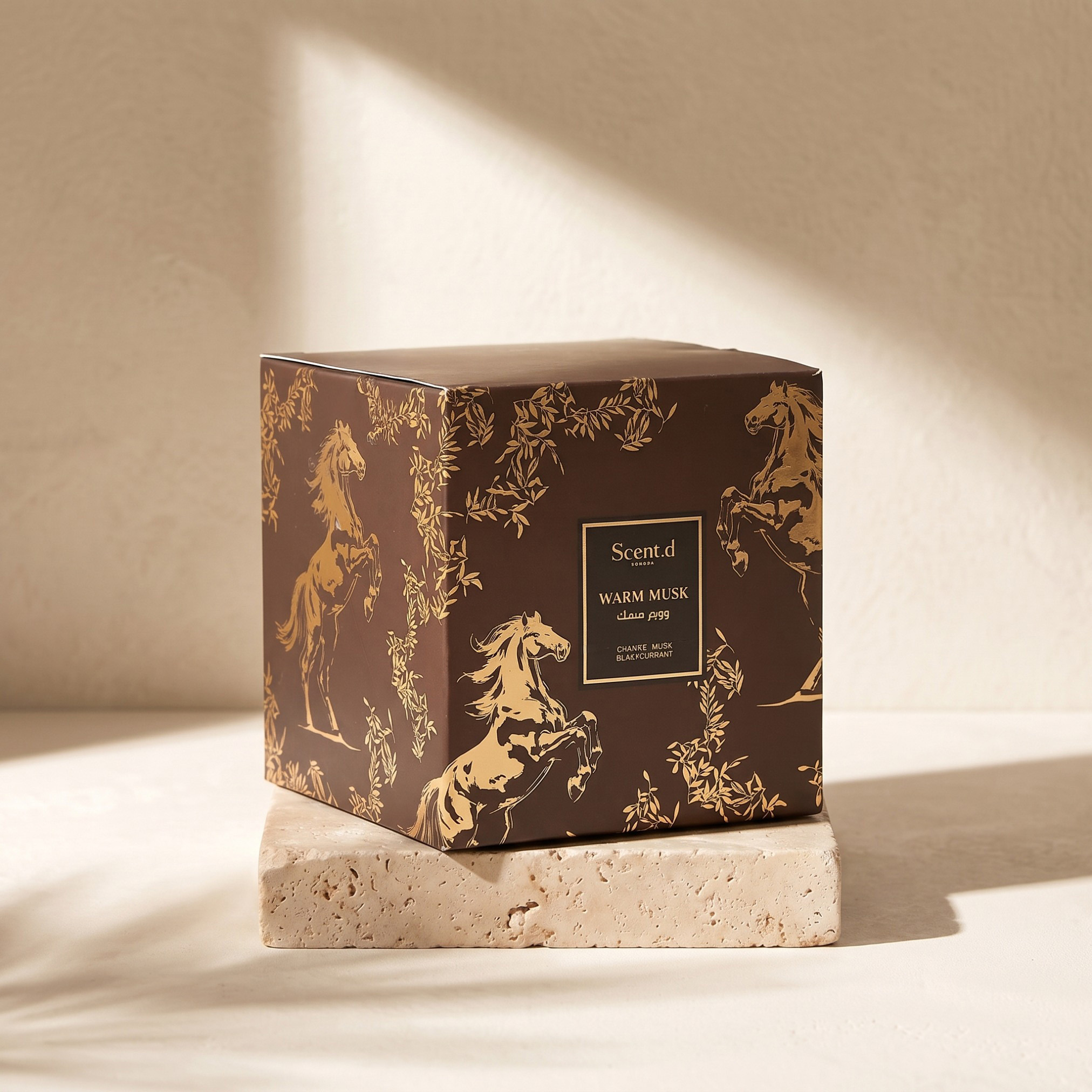 Scent.d London Warm Musk Scented Jar Candle - 380 gms-household-homefragrance-candles-image-8