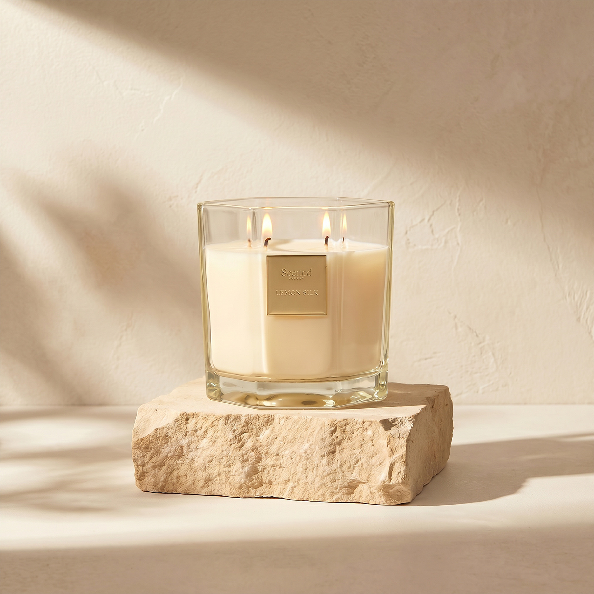 Scent.d London Lemon Silk Scented Jar Candle - 600 gms-household-homefragrance-candles-image-3