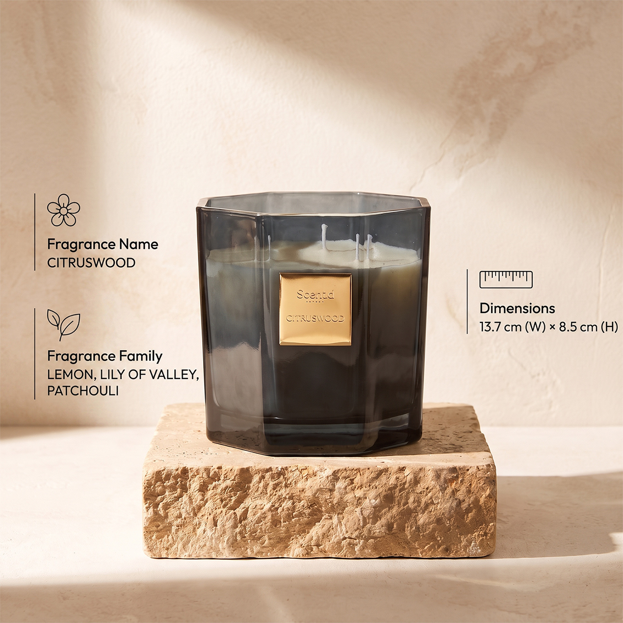 Scent.d London Citruswood Scented Jar Candle - 600 gms-household-homefragrance-candles-image-6
