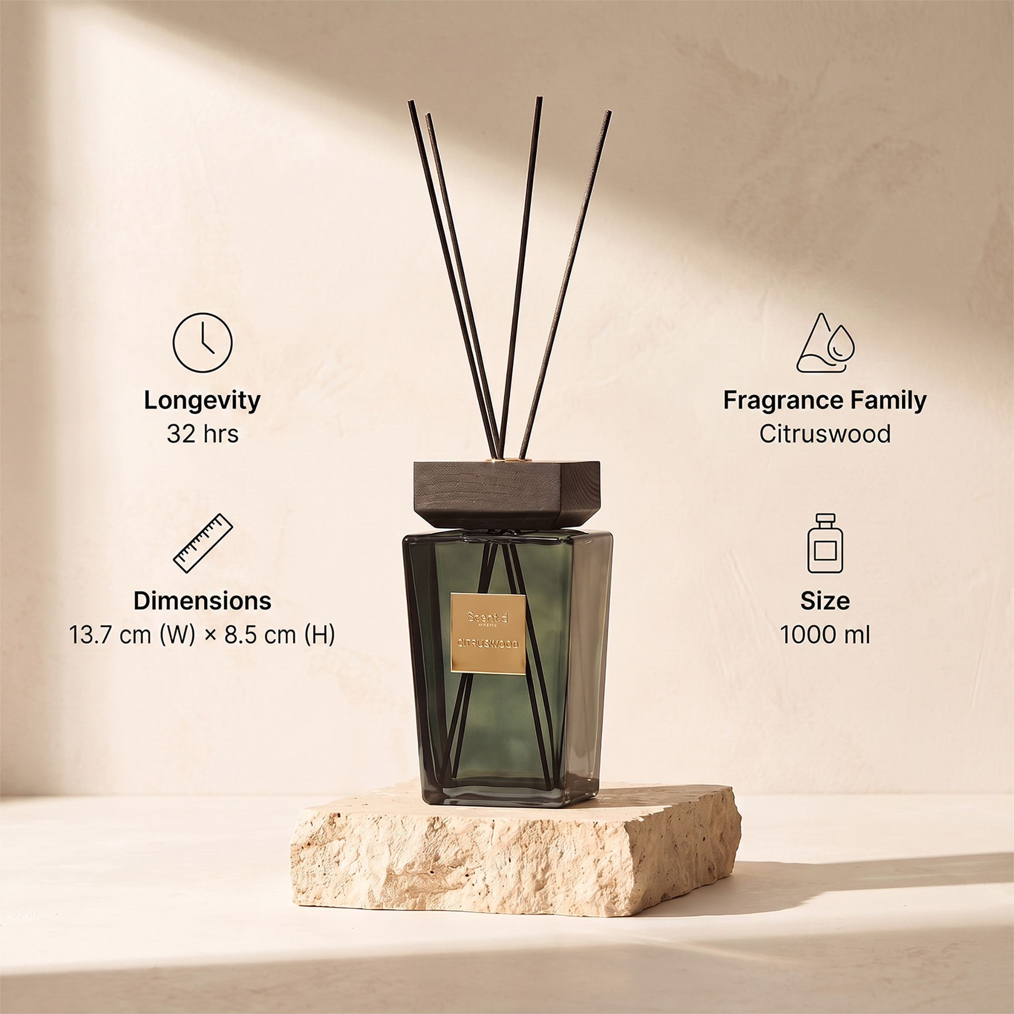 Scent.d London Maison Citruswood Reed Diffuser - 1 L-household-homefragrance-reeddiffusers-image-6
