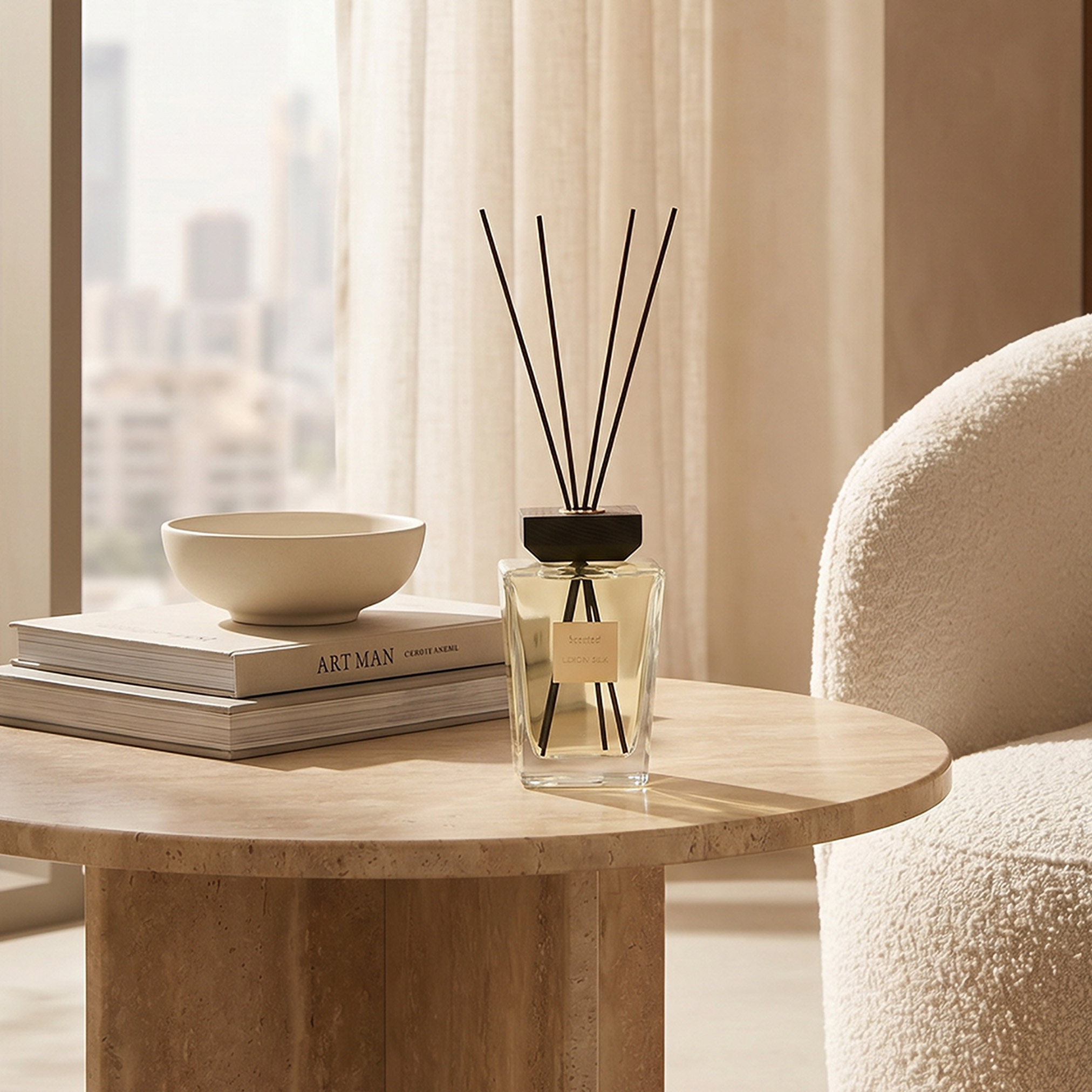 Scent.d London Maison Lemon Silk Reed Diffuser - 500 ml-household-homefragrance-reeddiffusers-image-4