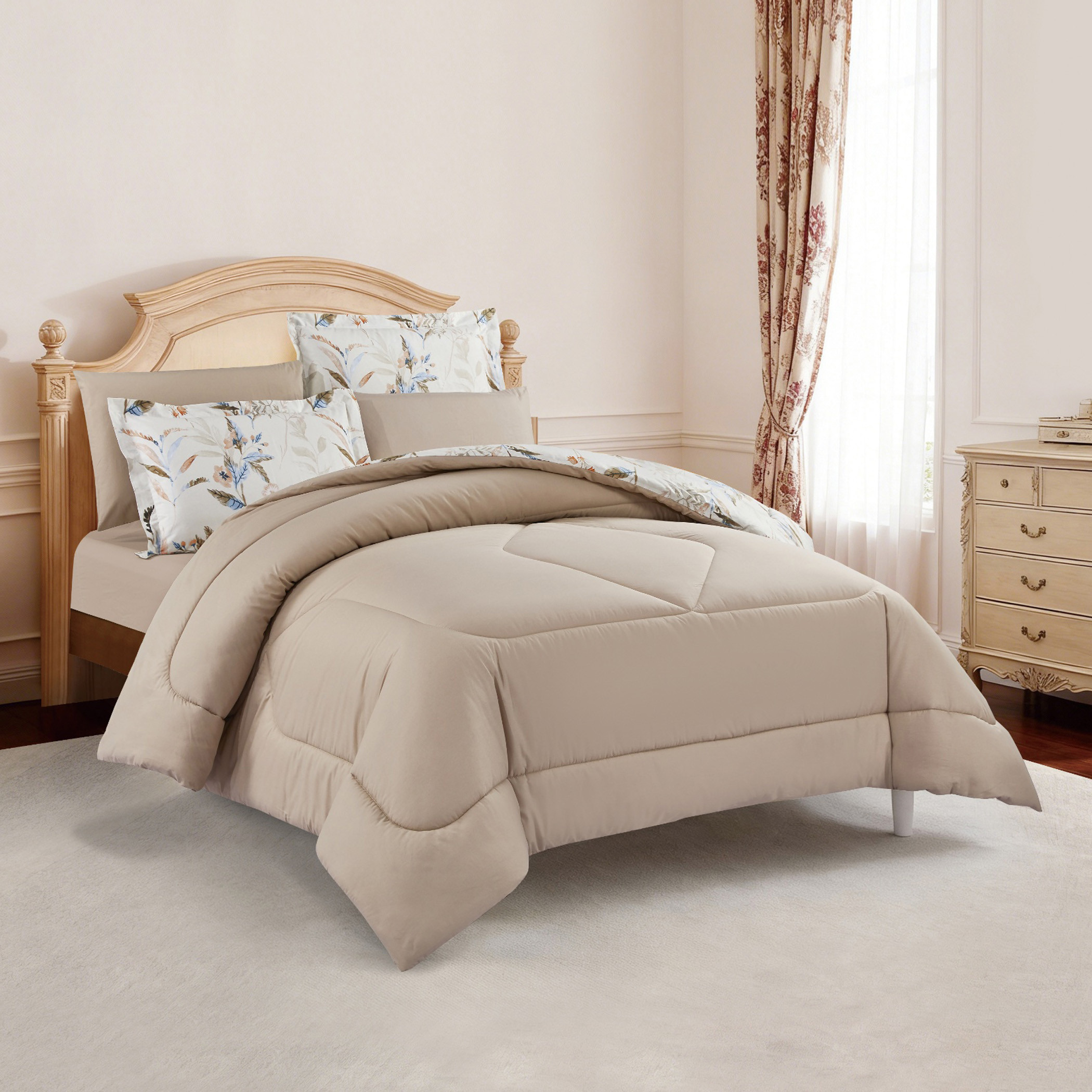 Floral Printed Comforter Set-household-bedding-comfortersandbedspreads-comforters-image-14