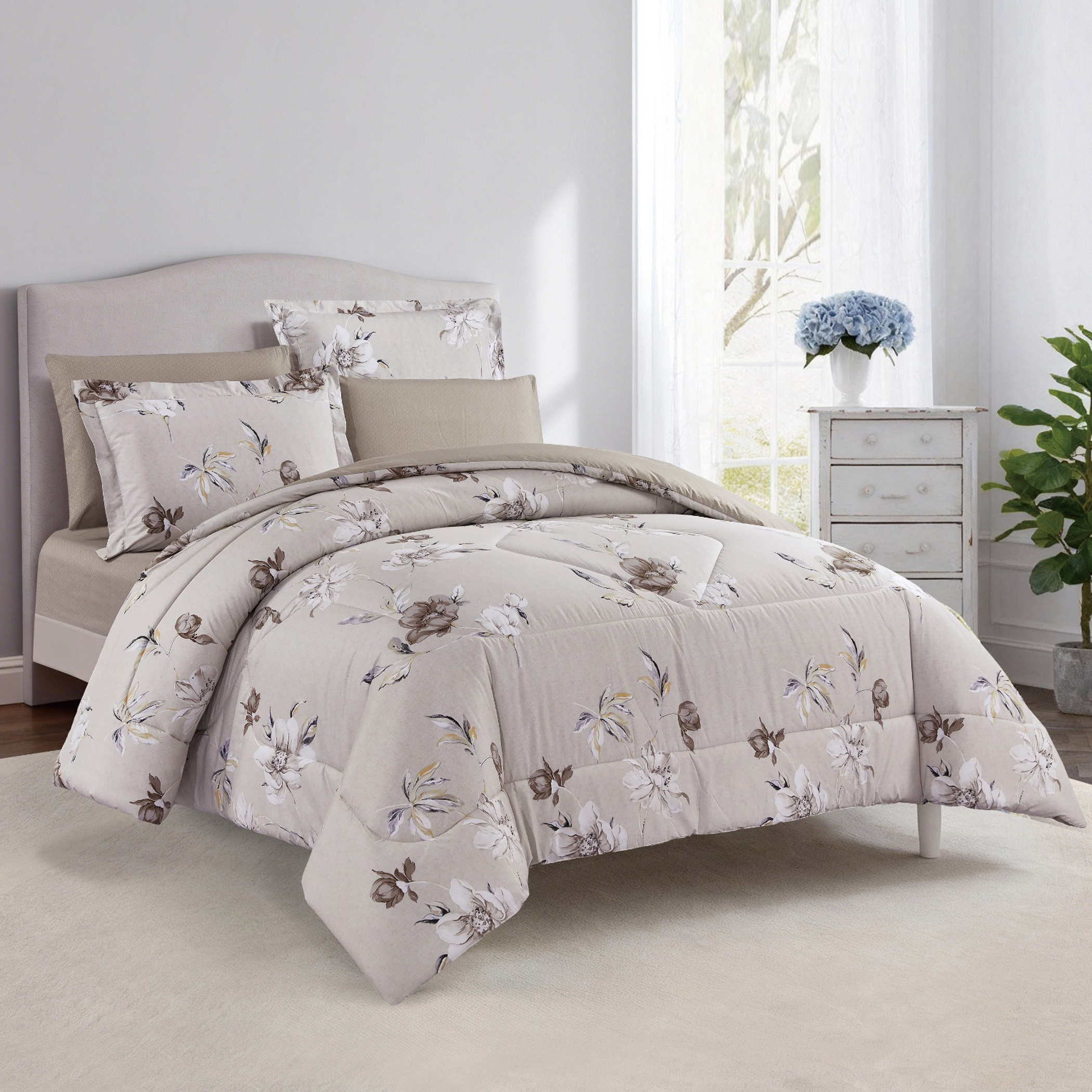 Floral Printed Comforter Set-household-bedding-comfortersandbedspreads-comforters-image-29