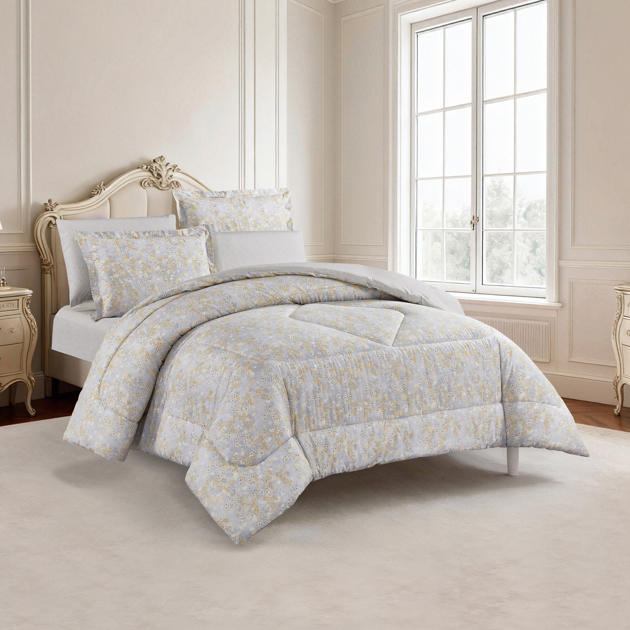 طقم لحاف بوجهين وطبعات متعرجة-household-bedding-comfortersandbedspreads-comforters-image-15