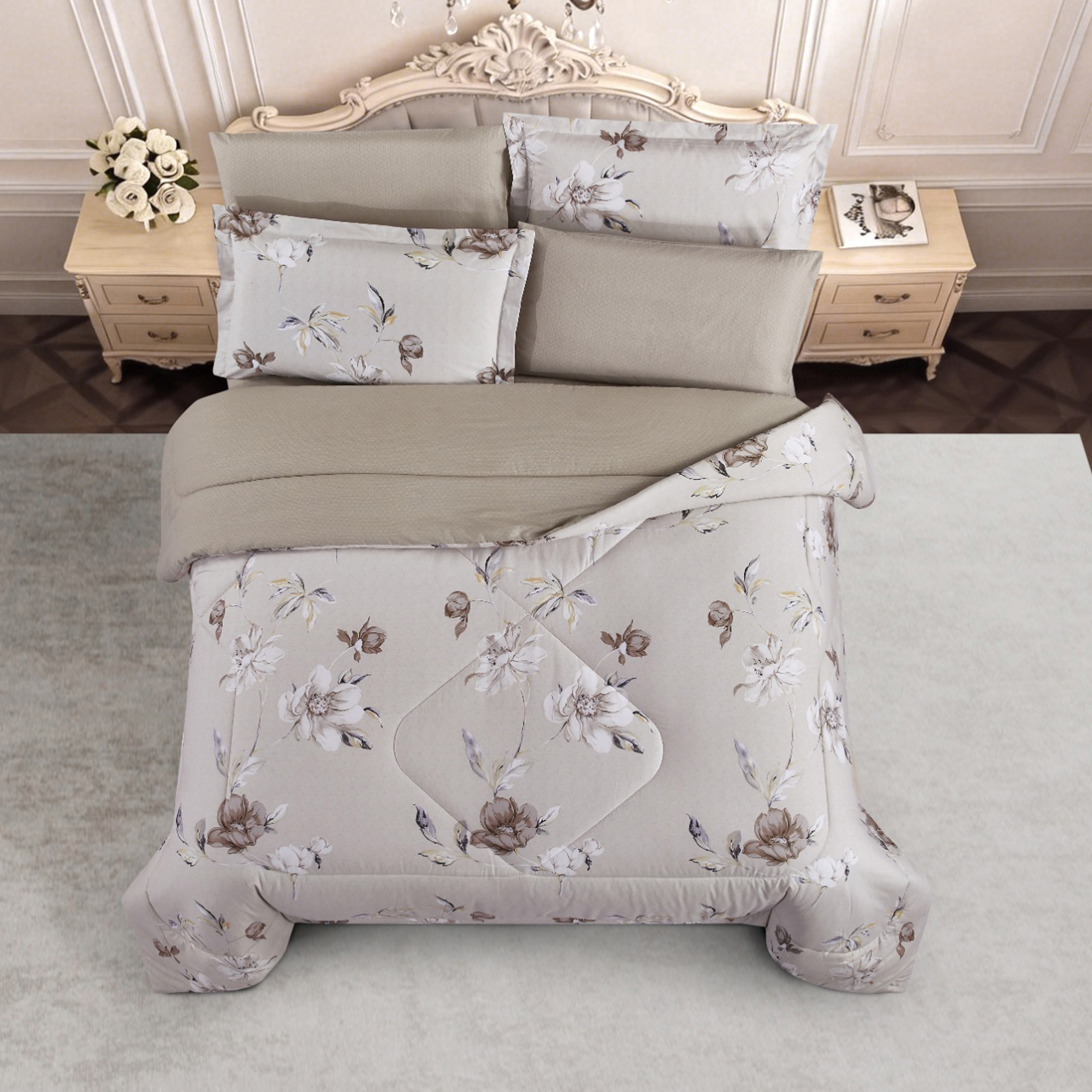 طقم لحاف بوجهين وطبعات متعرجة-household-bedding-comfortersandbedspreads-comforters-image-4