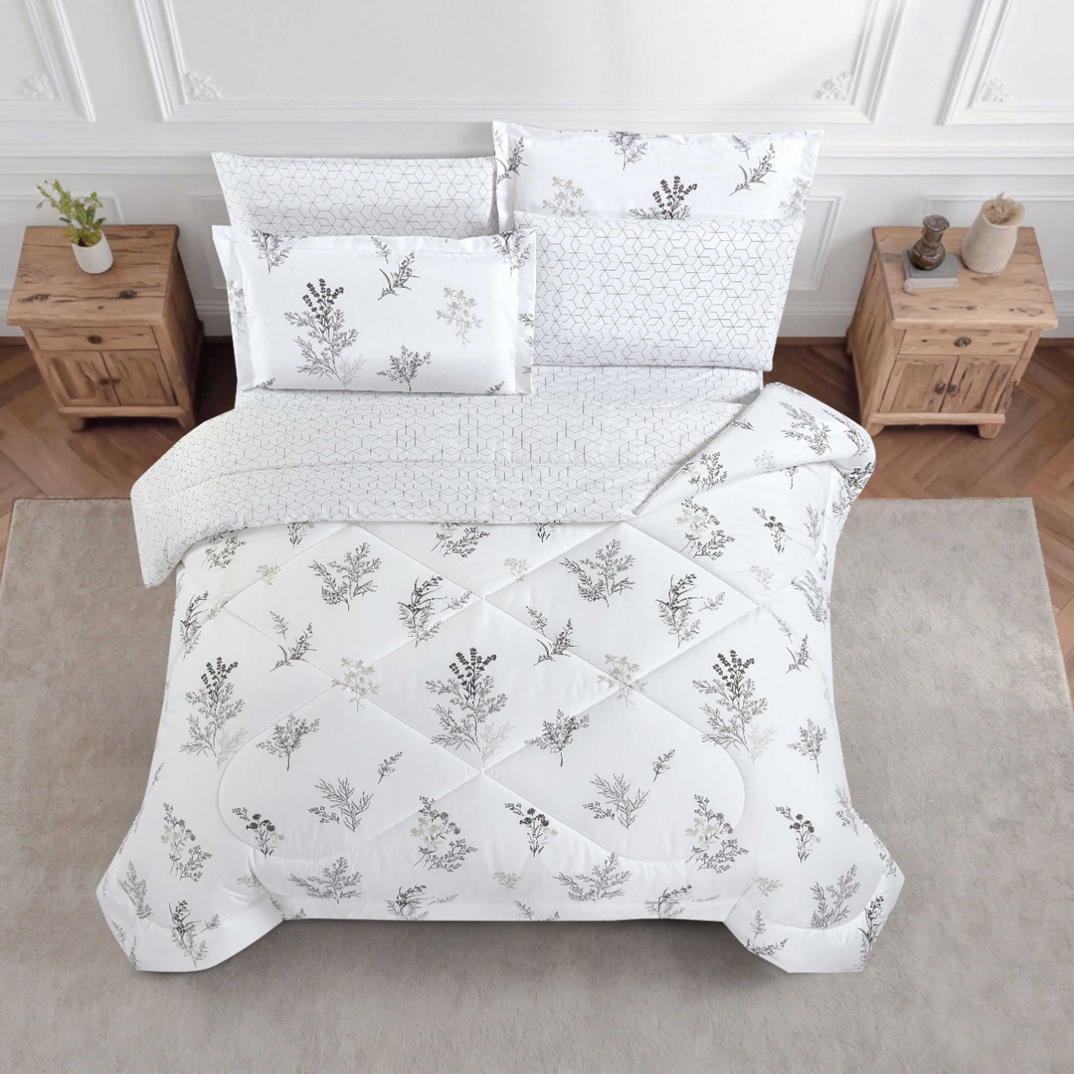 Floral Printed Comforter Set-household-bedding-comfortersandbedspreads-comforters-image-53