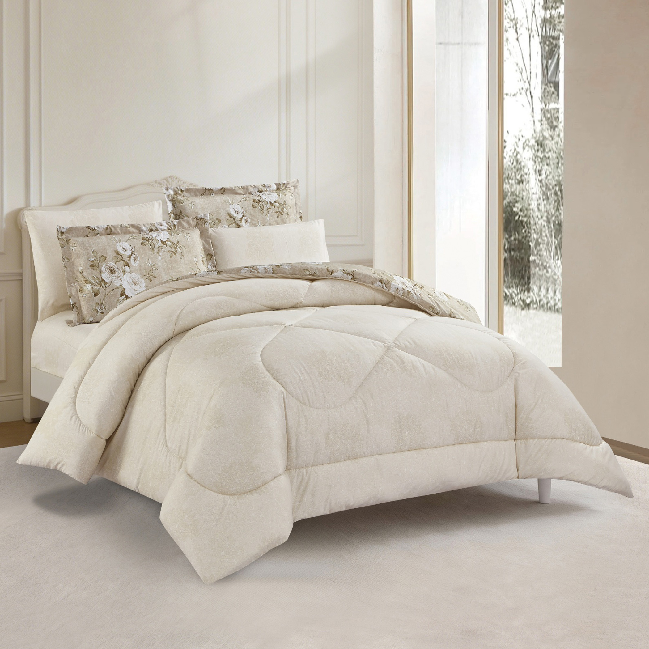 Floral Printed Comforter Set-household-bedding-comfortersandbedspreads-comforters-image-46