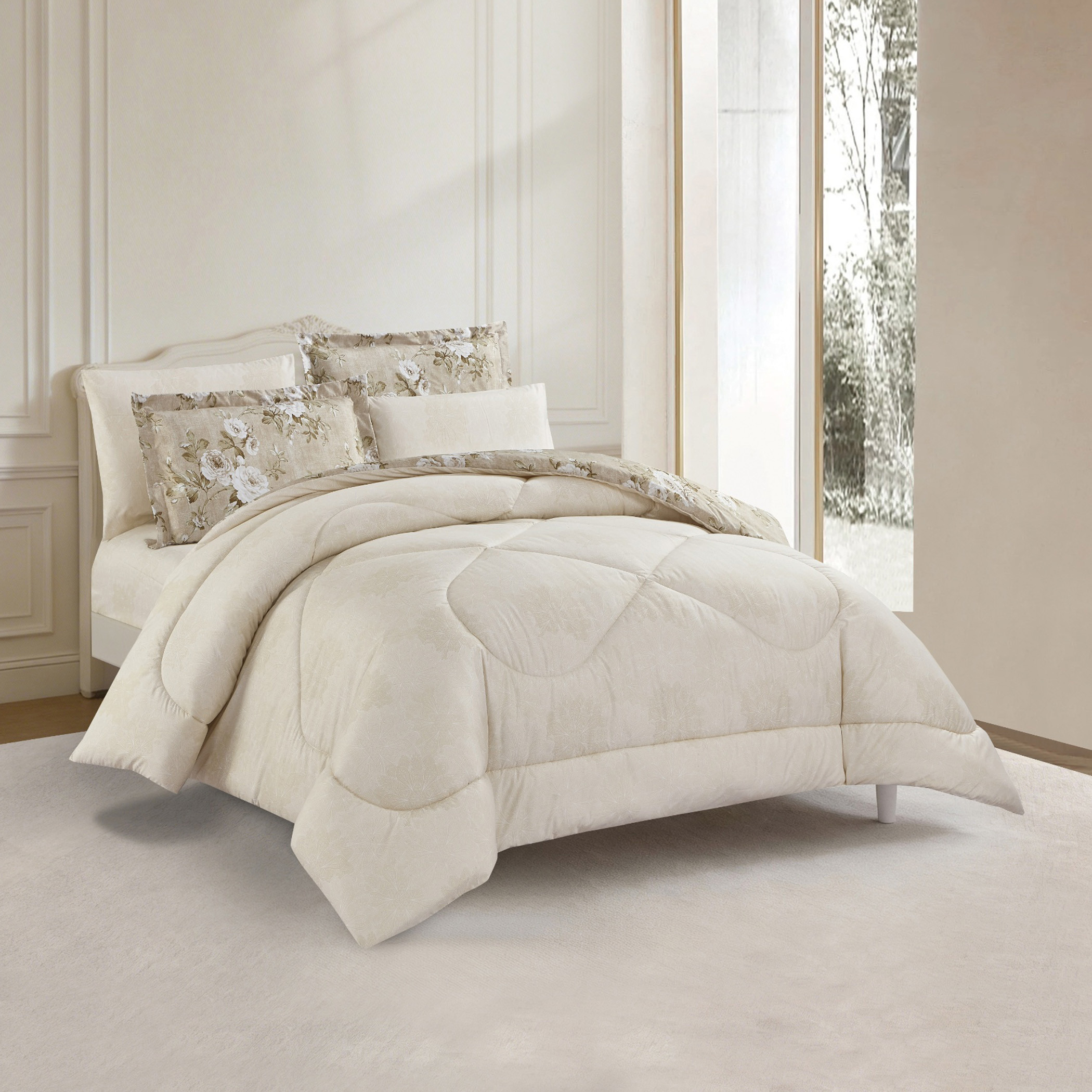 Floral Printed Comforter Set-household-bedding-comfortersandbedspreads-comforters-image-69