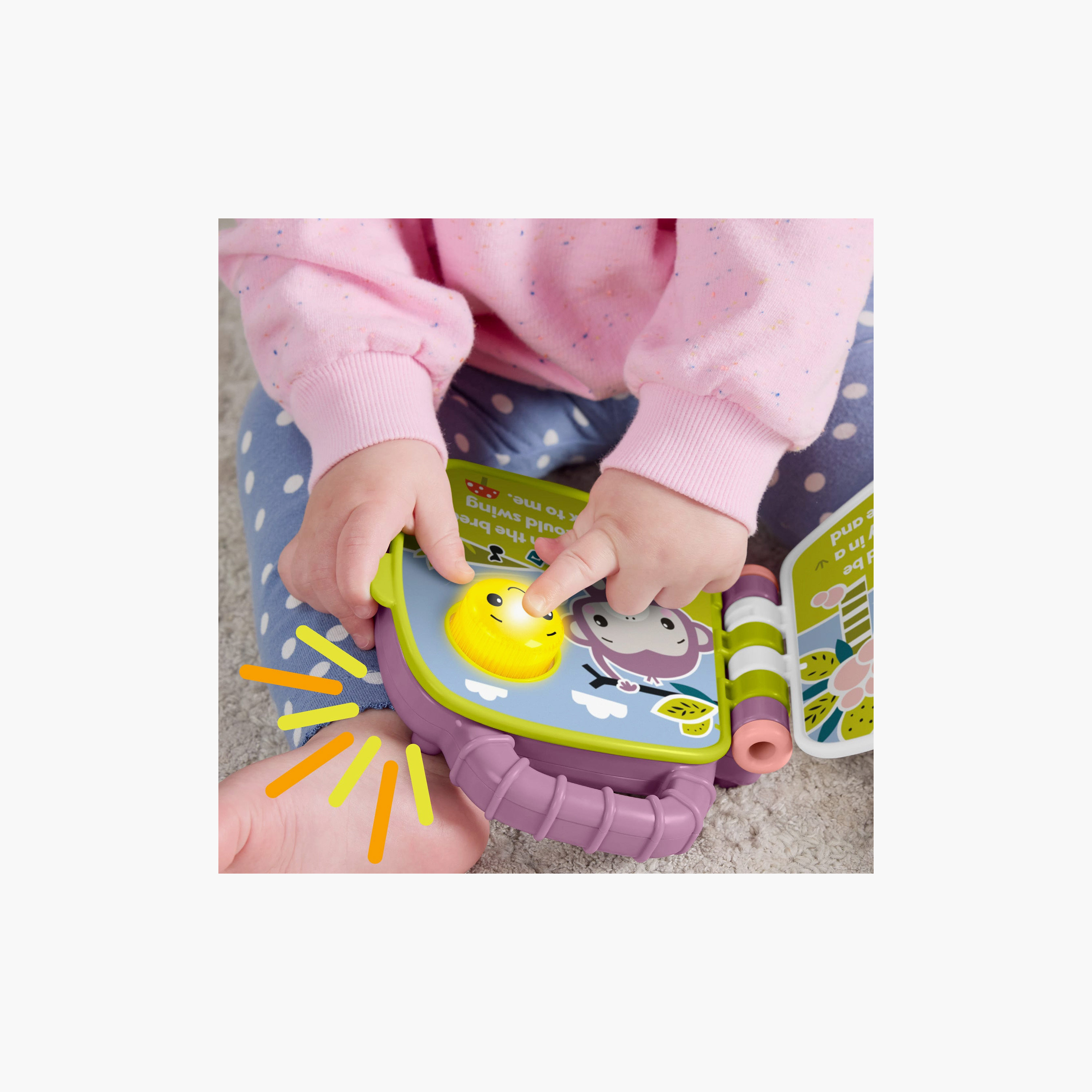 كتاب قصص "بيربل مونكي" القرد الأرجواني من فيشر برايس-toys-babyandtoddlertoys-learningtoys-image-4