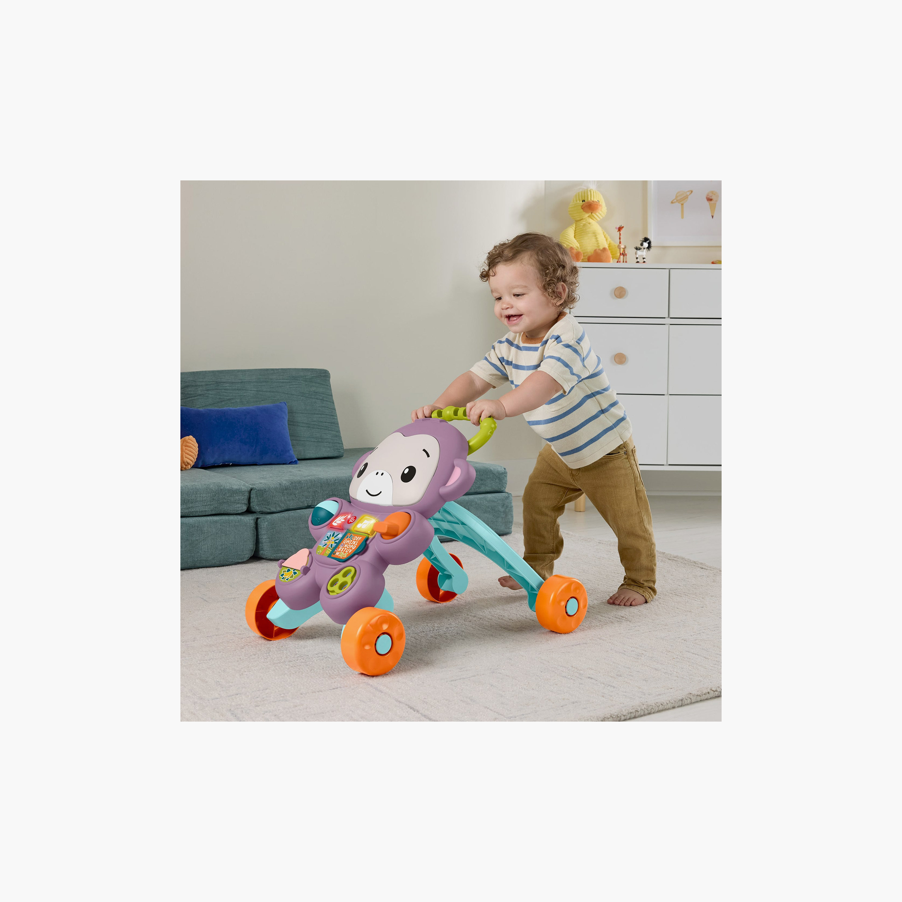 Fisher Price Learn with Me Monkey Walker-baby-infantactivity-image-3