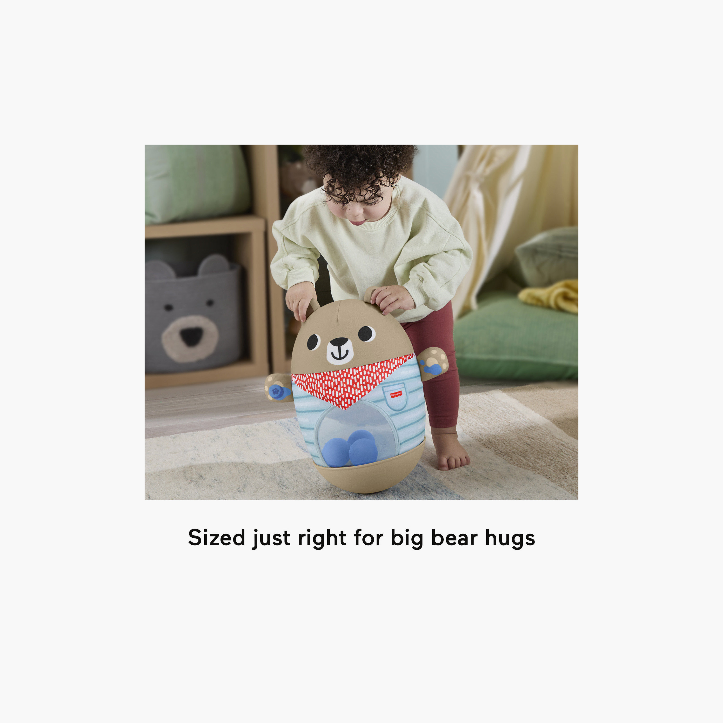 لعبة الدب القطني "بات آند ووبل" المتأرجح من فيشر برايس-toys-plushsofttoys-image-4