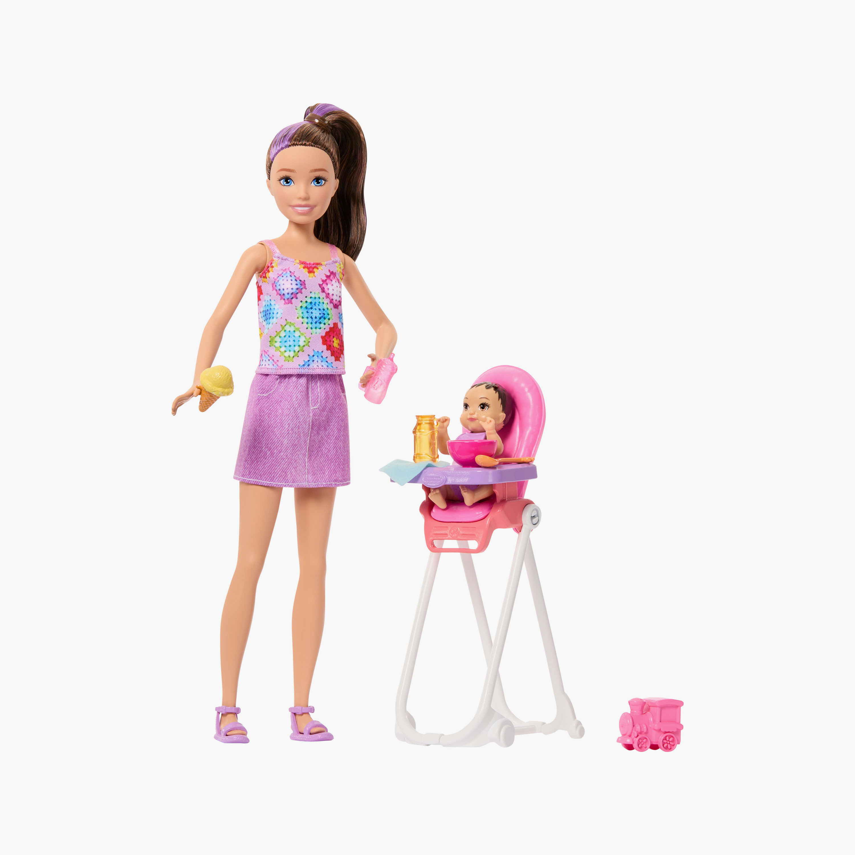 Barbie Skipper Babysitter Doll Playset with Accessories - Brunette-toys-dollsandplaysets-dollplaysets-image-2