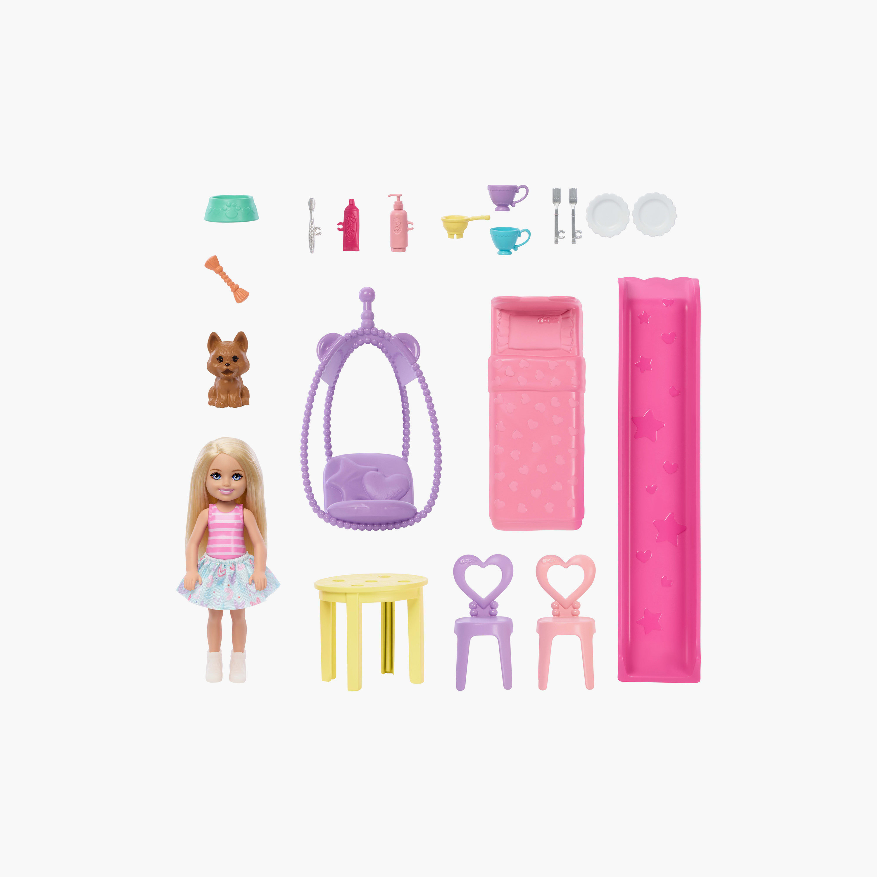 بيت دمية تشيلسي مع إكسسوارات من باربي-toys-dollsandplaysets-dollplaysets-image-1