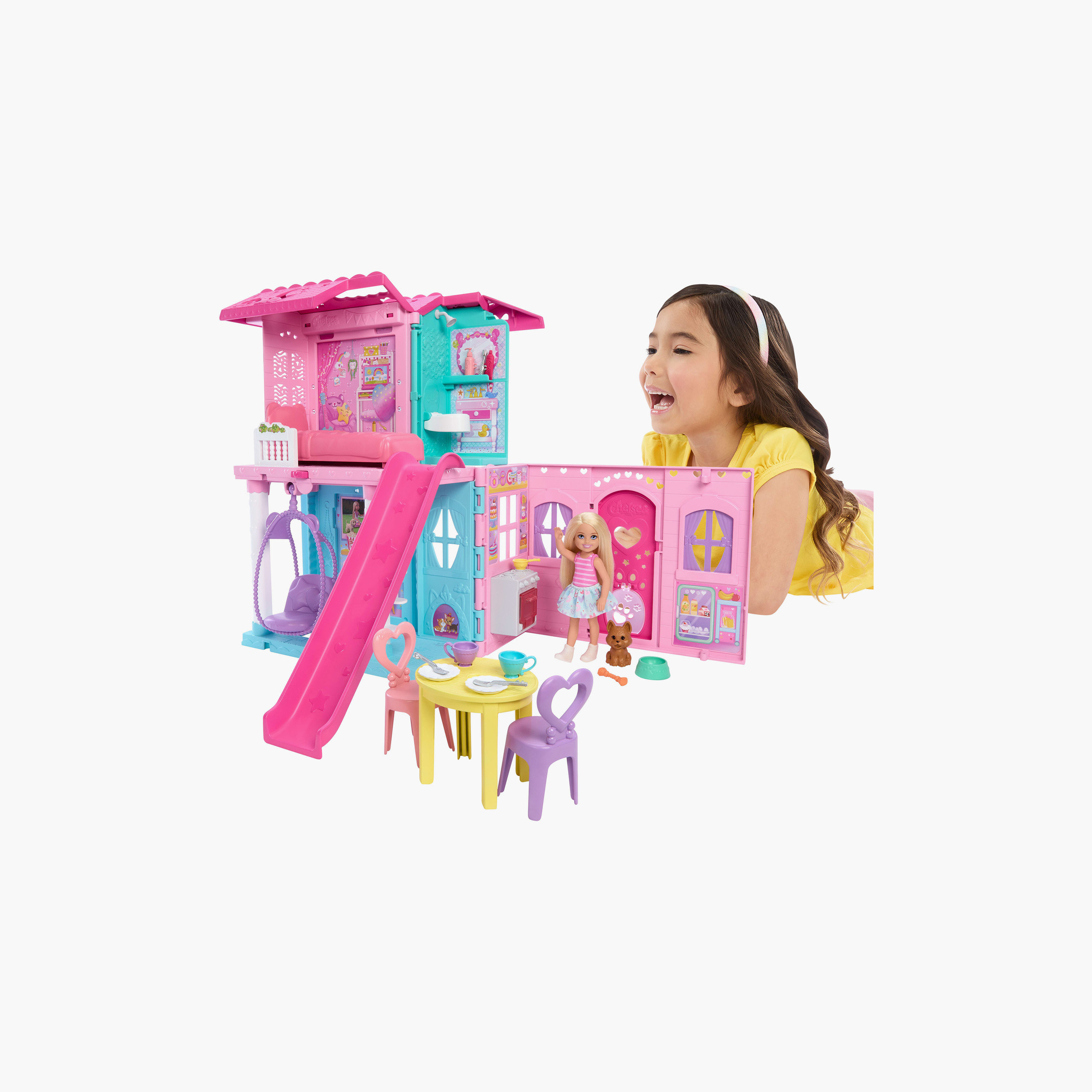 بيت دمية تشيلسي مع إكسسوارات من باربي-toys-dollsandplaysets-dollplaysets-image-3