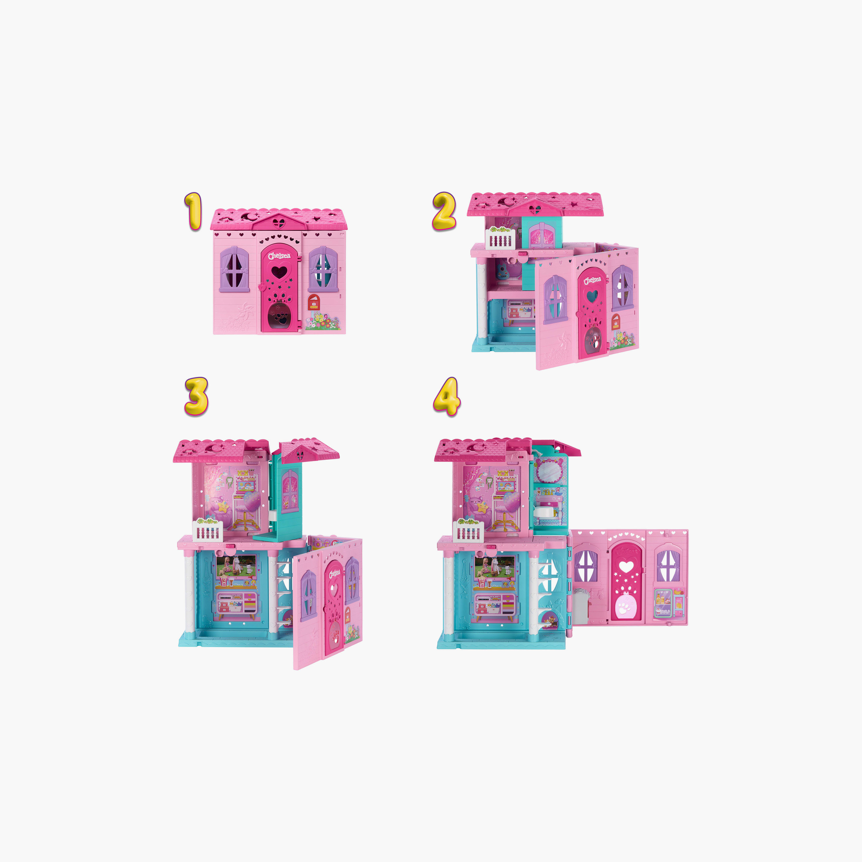 بيت دمية تشيلسي مع إكسسوارات من باربي-toys-dollsandplaysets-dollplaysets-image-4